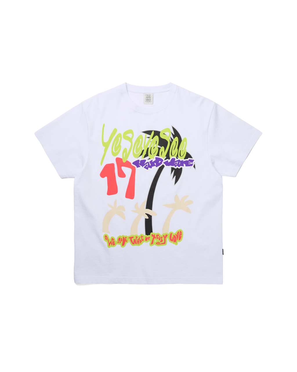 yeseyesee - Y.E.S Tropical Tee (White) product image 1 | TRAB K-Fashion Australia