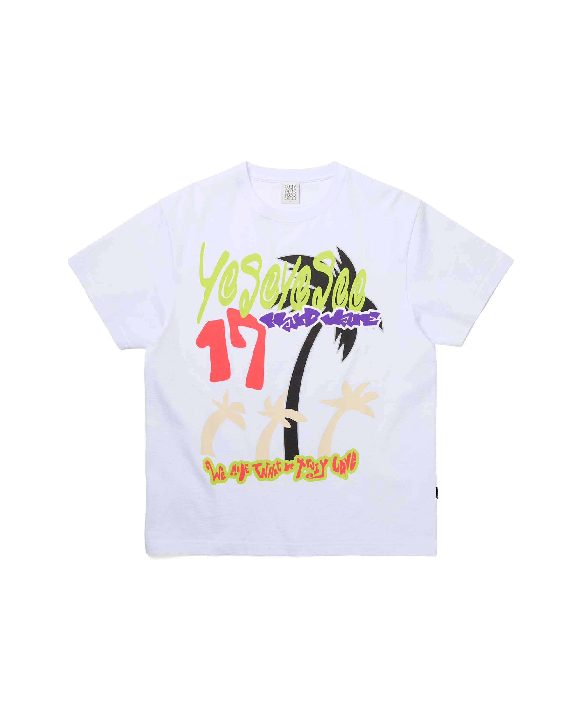 yeseyesee - Y.E.S Tropical Tee (White) product image 1 | TRAB K-Fashion Australia