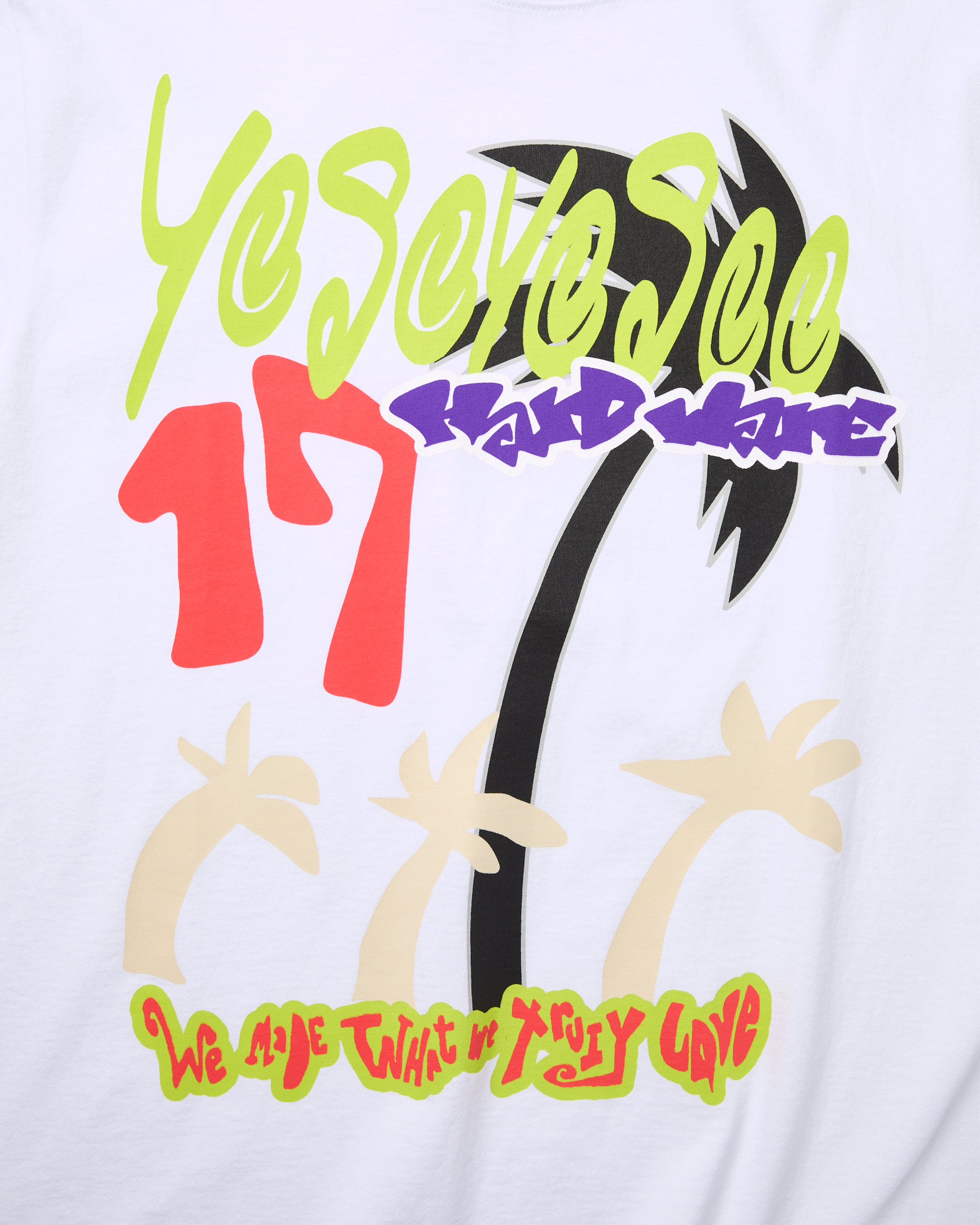 yeseyesee - Y.E.S Tropical Tee (White) product image 4 | TRAB K-Fashion Australia