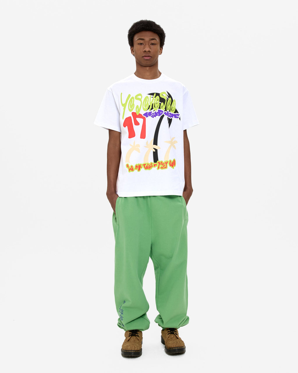 yeseyesee - Y.E.S Tropical Tee (White) product image 7 | TRAB K-Fashion Australia