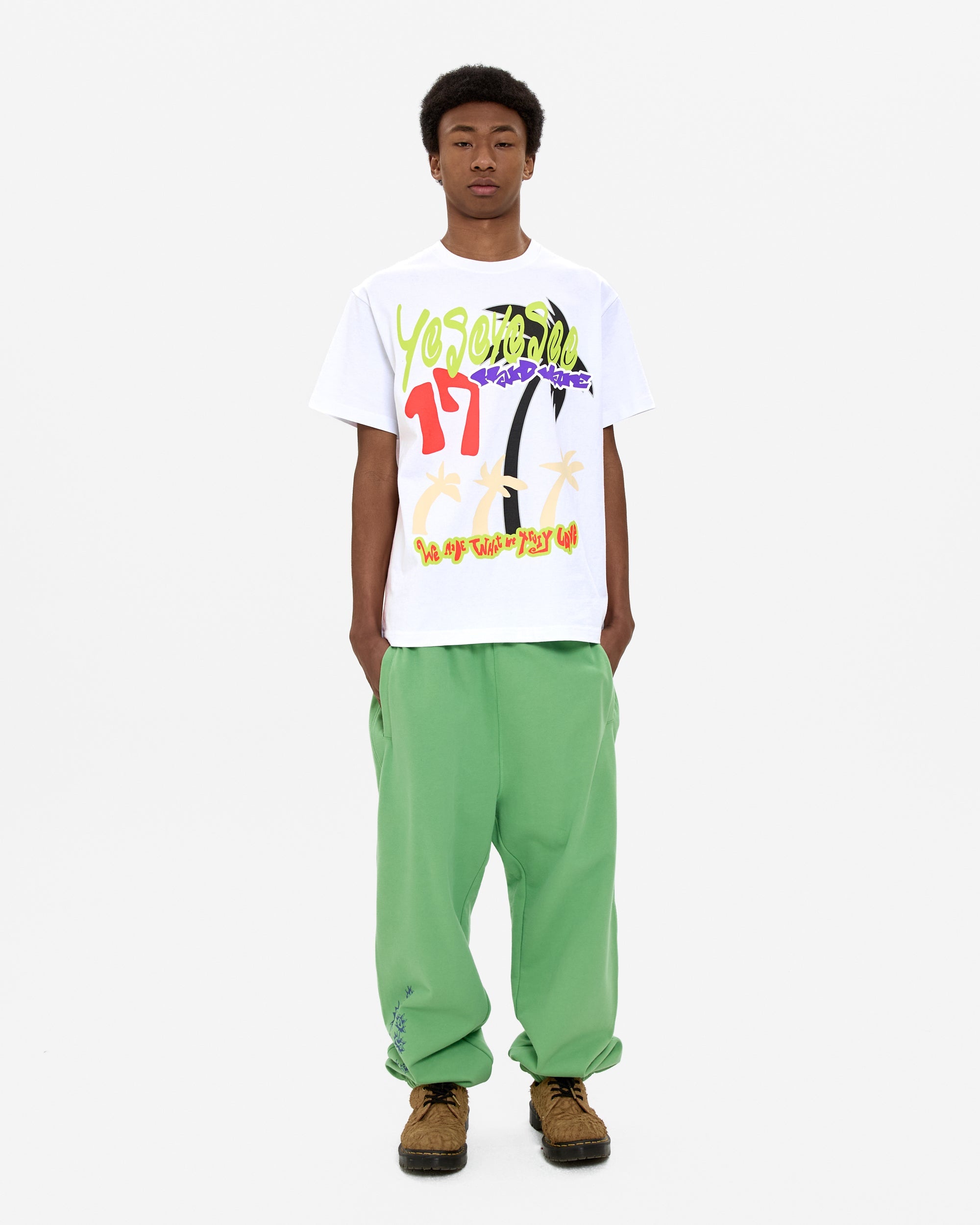 yeseyesee - Y.E.S Tropical Tee (White) product image 7 | TRAB K-Fashion Australia