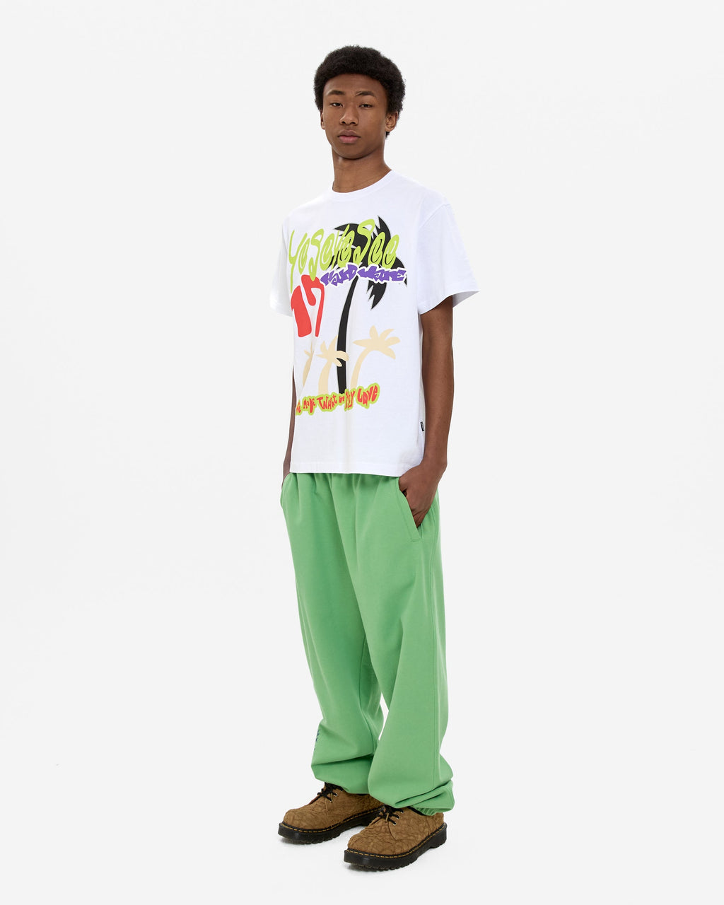 yeseyesee - Y.E.S Tropical Tee (White) product image 8 | TRAB K-Fashion Australia