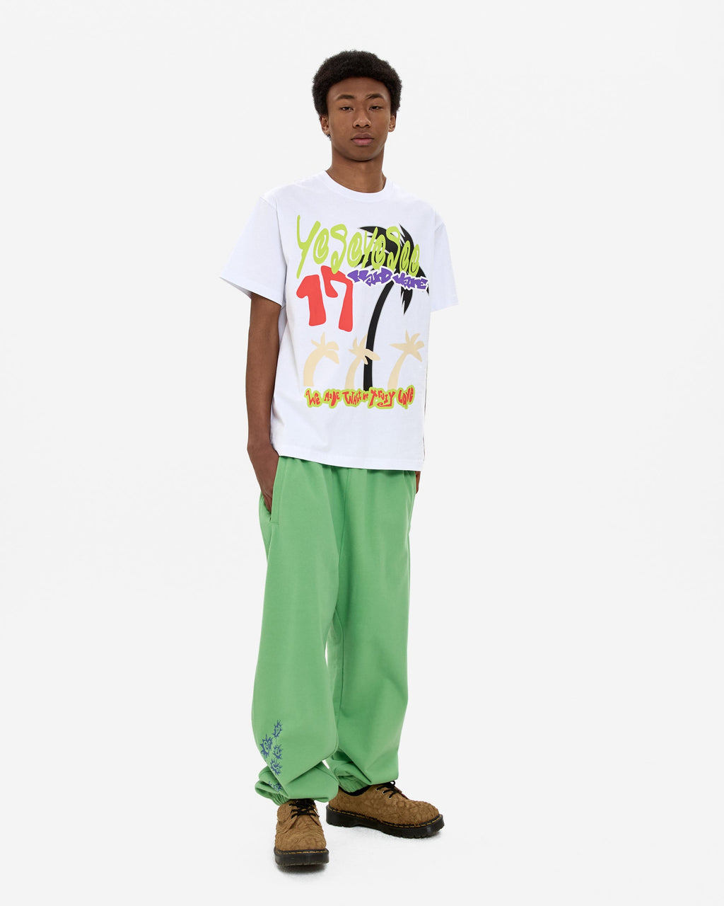yeseyesee - Y.E.S Tropical Tee (White) product image 9 | TRAB K-Fashion Australia