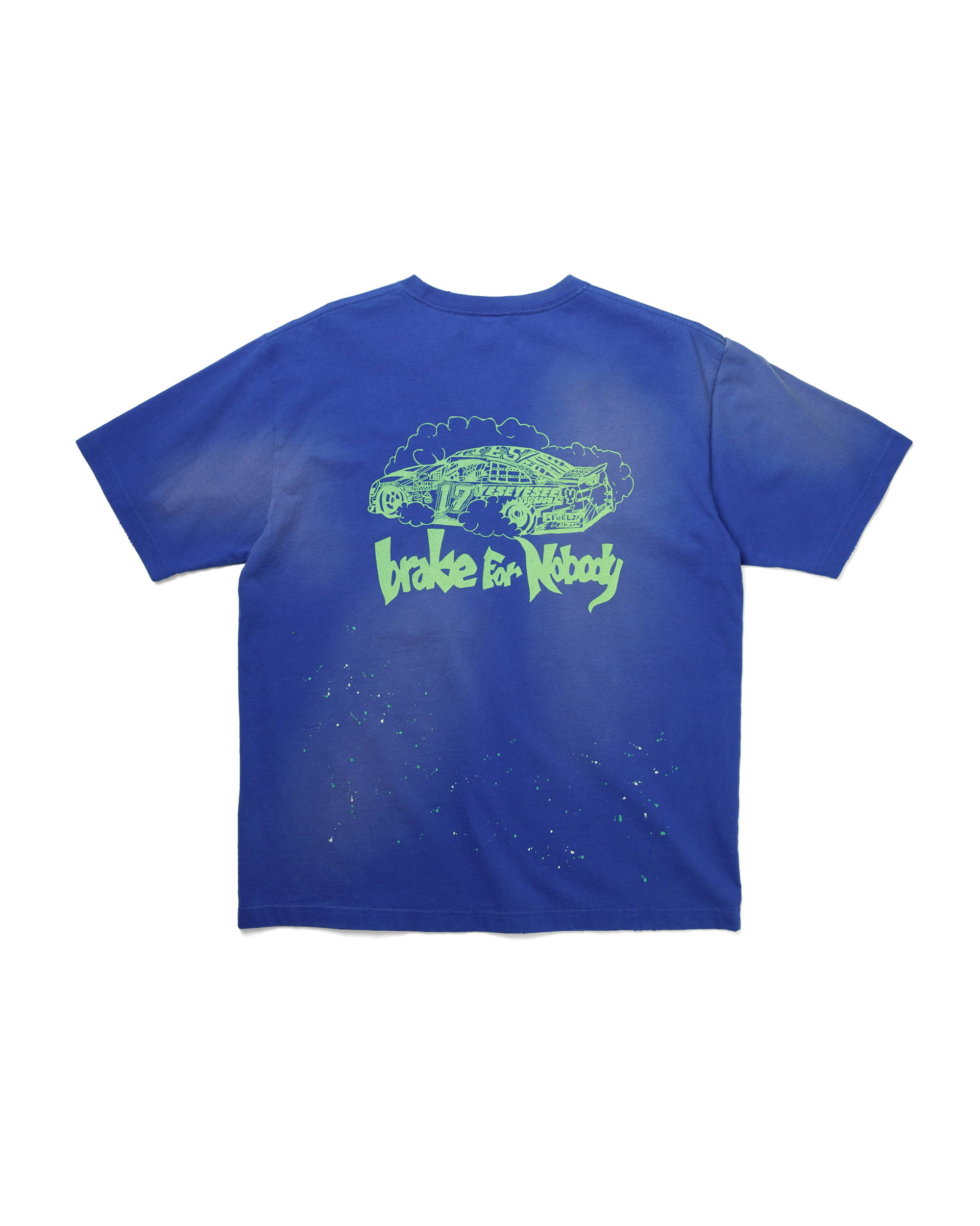 yeseyesee - Y.E.S Vintage Racing Tee (Blue) product image 2 | TRAB K-Fashion Australia