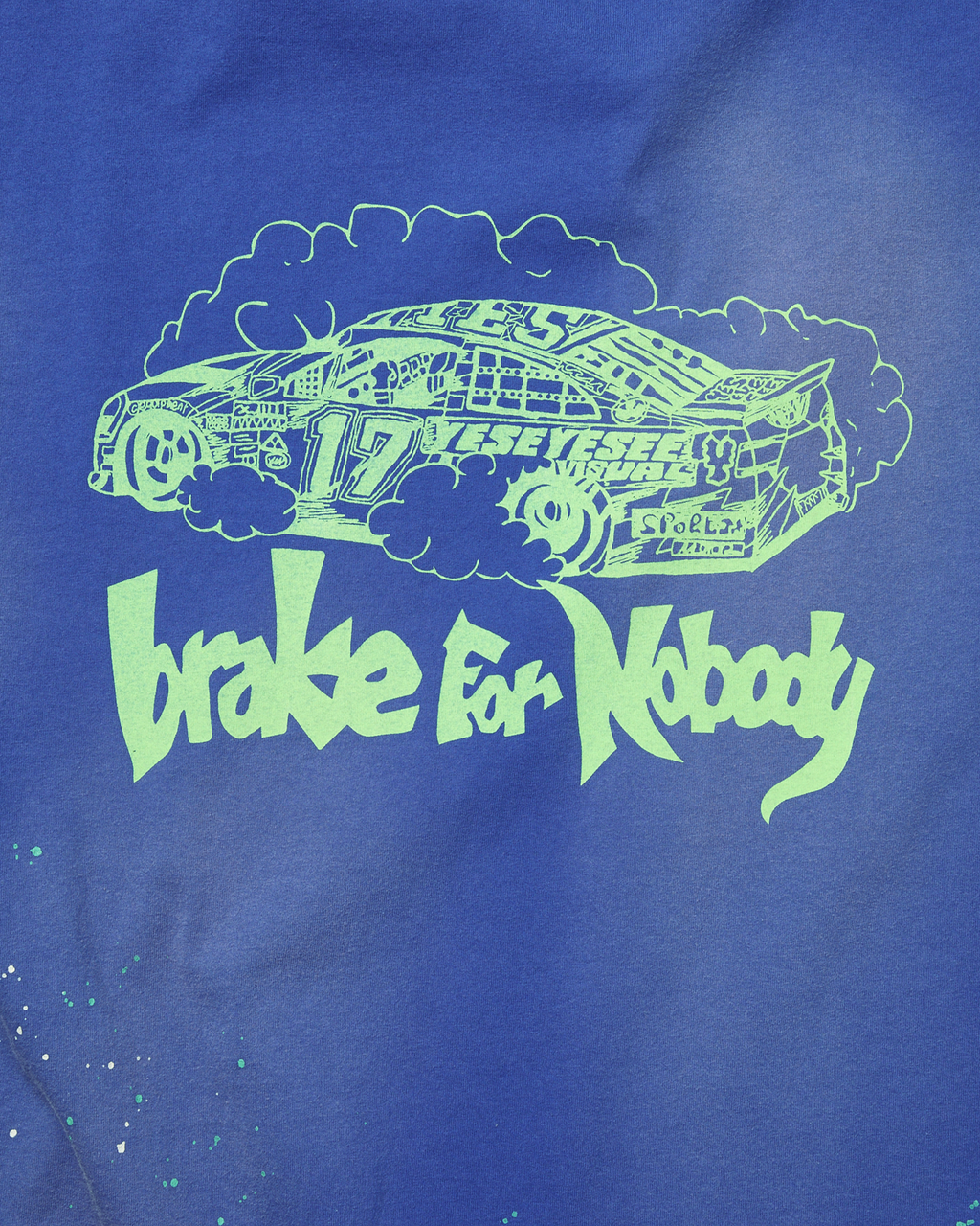 yeseyesee - Y.E.S Vintage Racing Tee (Blue) product image 5 | TRAB K-Fashion Australia