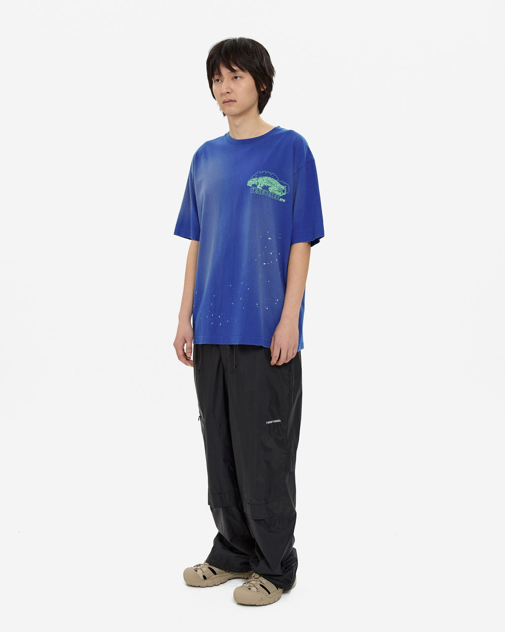 yeseyesee - Y.E.S Vintage Racing Tee (Blue) product image 8 | TRAB K-Fashion Australia
