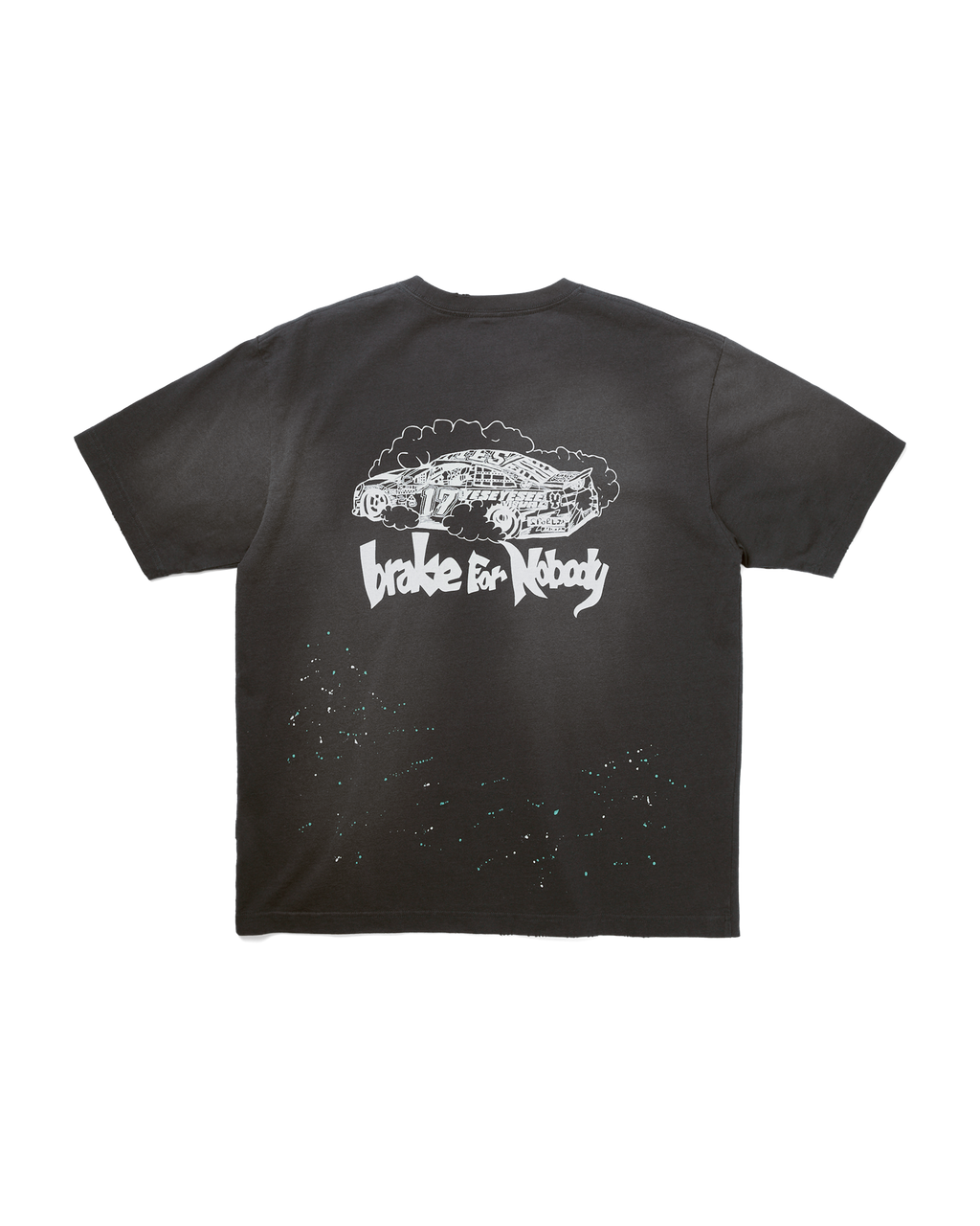 yeseyesee - Y.E.S Vintage Racing Tee (Charcoal) product image 2 | TRAB K-Fashion Australia