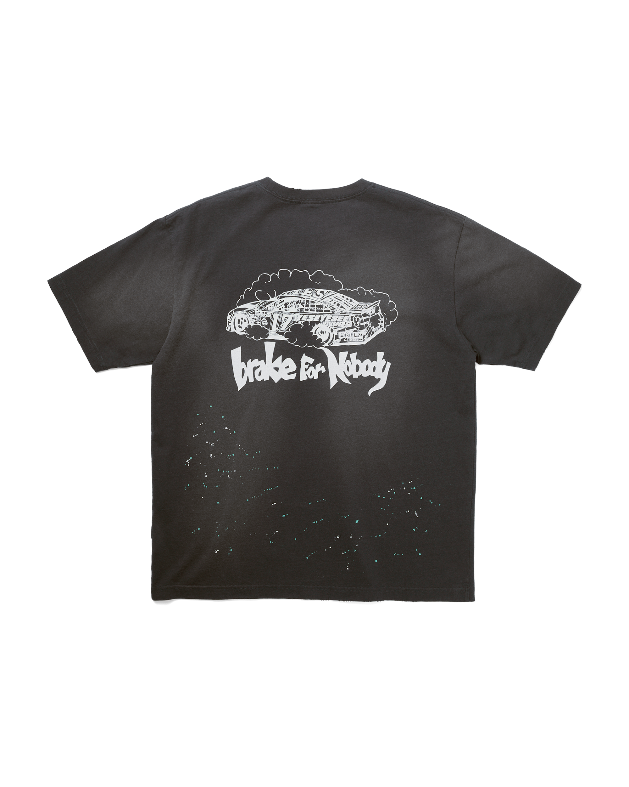 yeseyesee - Y.E.S Vintage Racing Tee (Charcoal) product image 2 | TRAB K-Fashion Australia