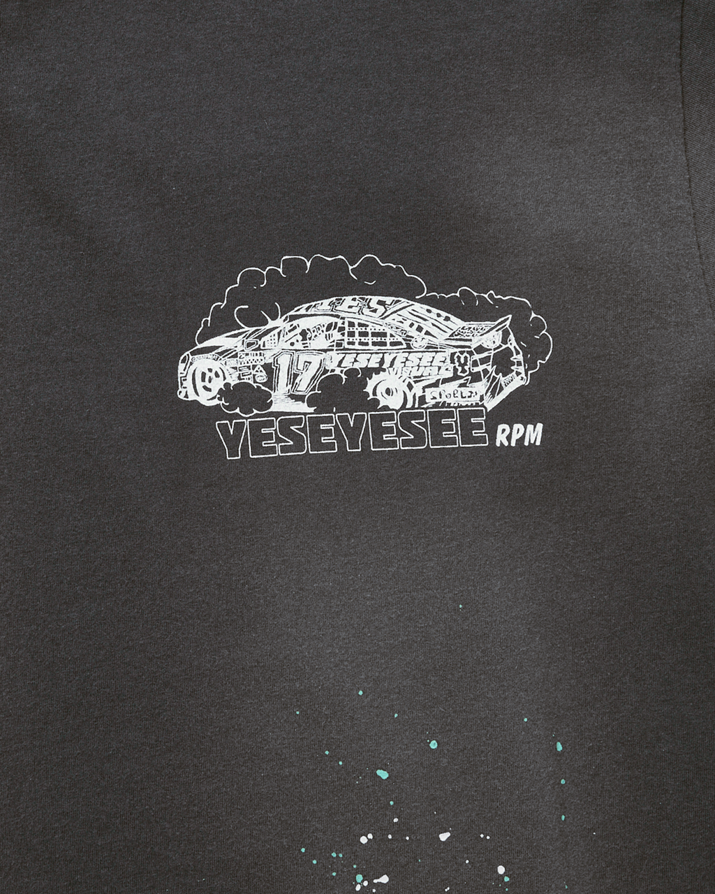 yeseyesee - Y.E.S Vintage Racing Tee (Charcoal) product image 4 | TRAB K-Fashion Australia