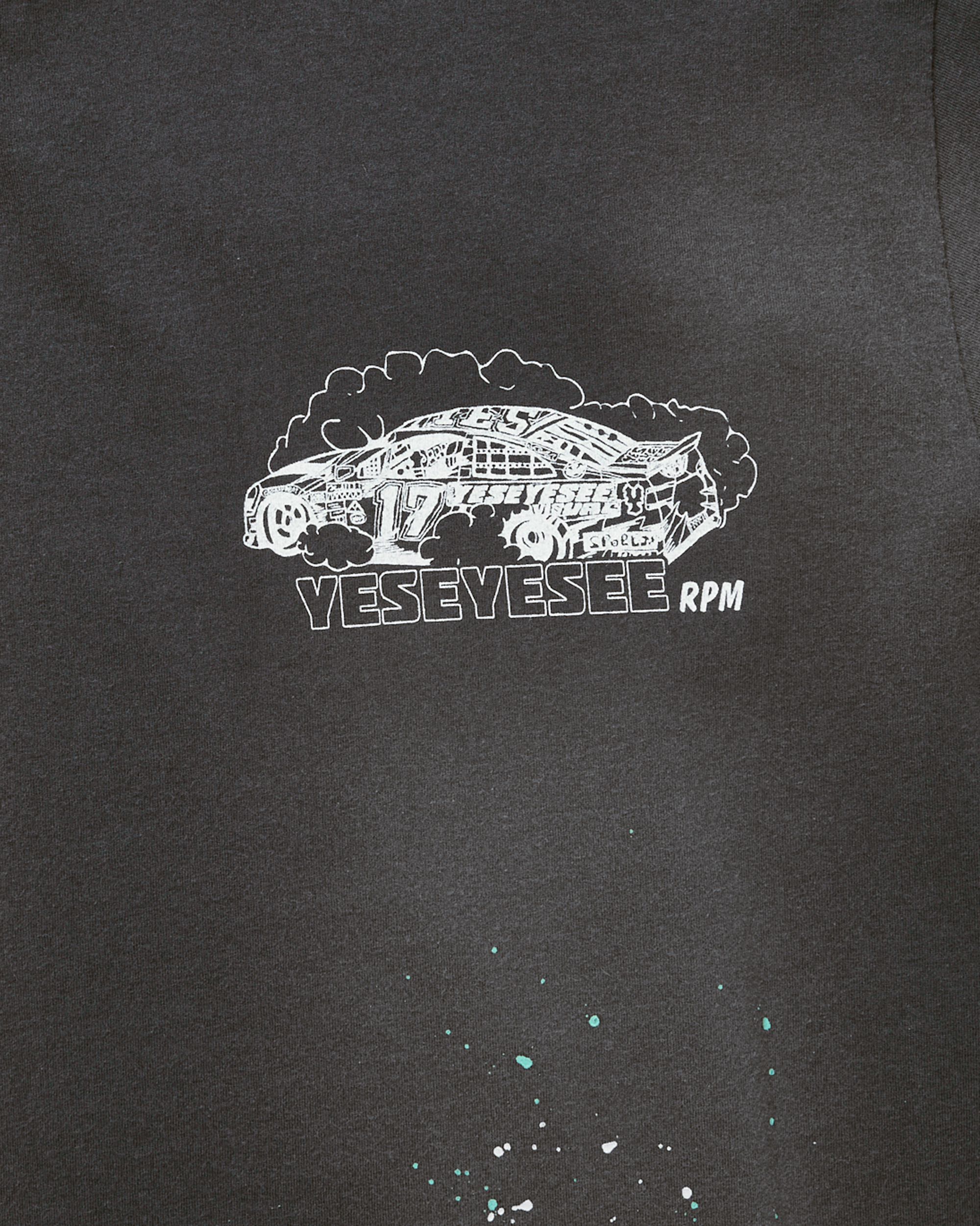 yeseyesee - Y.E.S Vintage Racing Tee (Charcoal) product image 4 | TRAB K-Fashion Australia