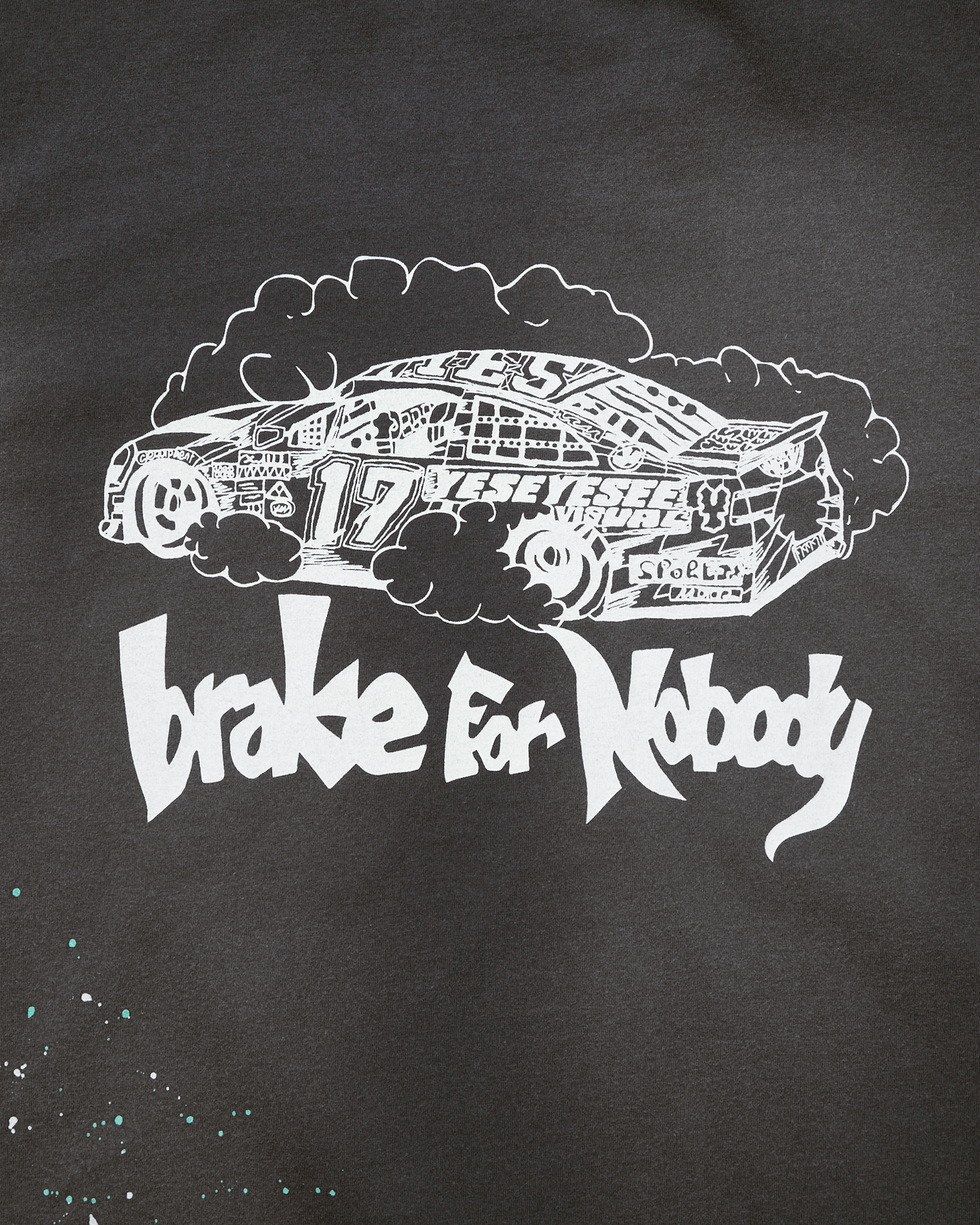 yeseyesee - Y.E.S Vintage Racing Tee (Charcoal) product image 5 | TRAB K-Fashion Australia