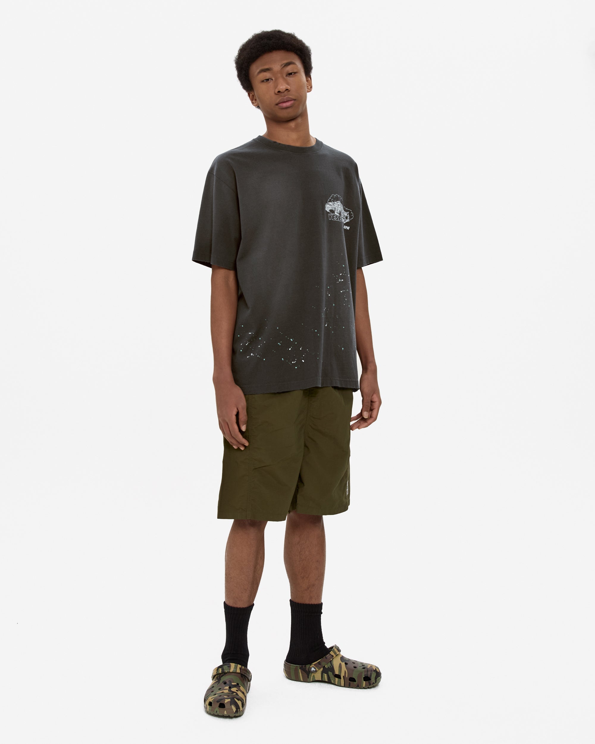 yeseyesee - Y.E.S Vintage Racing Tee (Charcoal) product image 10 | TRAB K-Fashion Australia