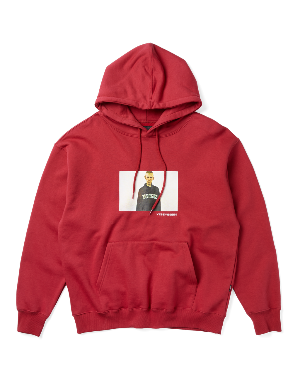 yeseyesee - Y.E.S Arch Boy Hoodie (Red) product image 1 | TRAB K-Fashion Australia