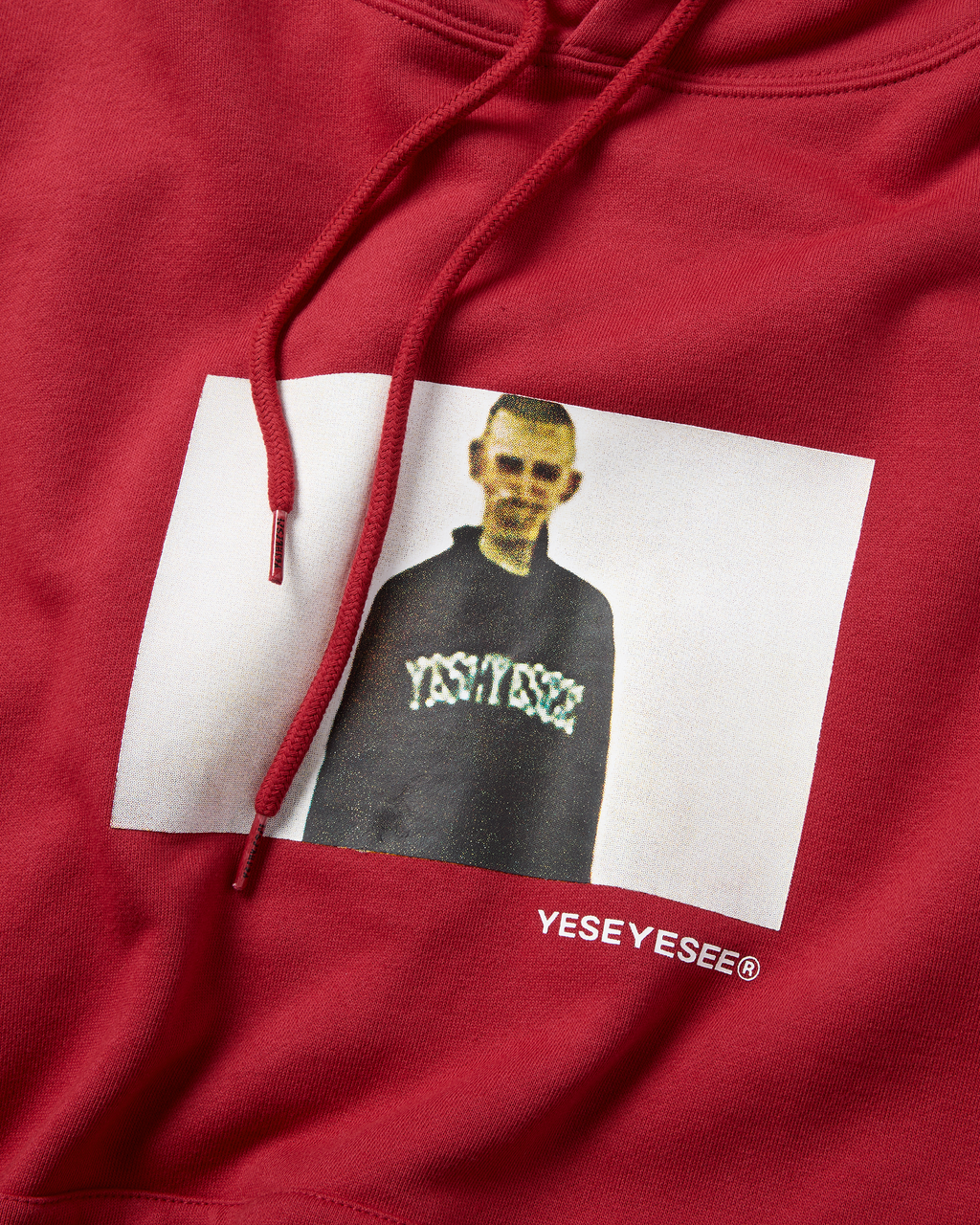yeseyesee - Y.E.S Arch Boy Hoodie (Red) product image 4 | TRAB K-Fashion Australia