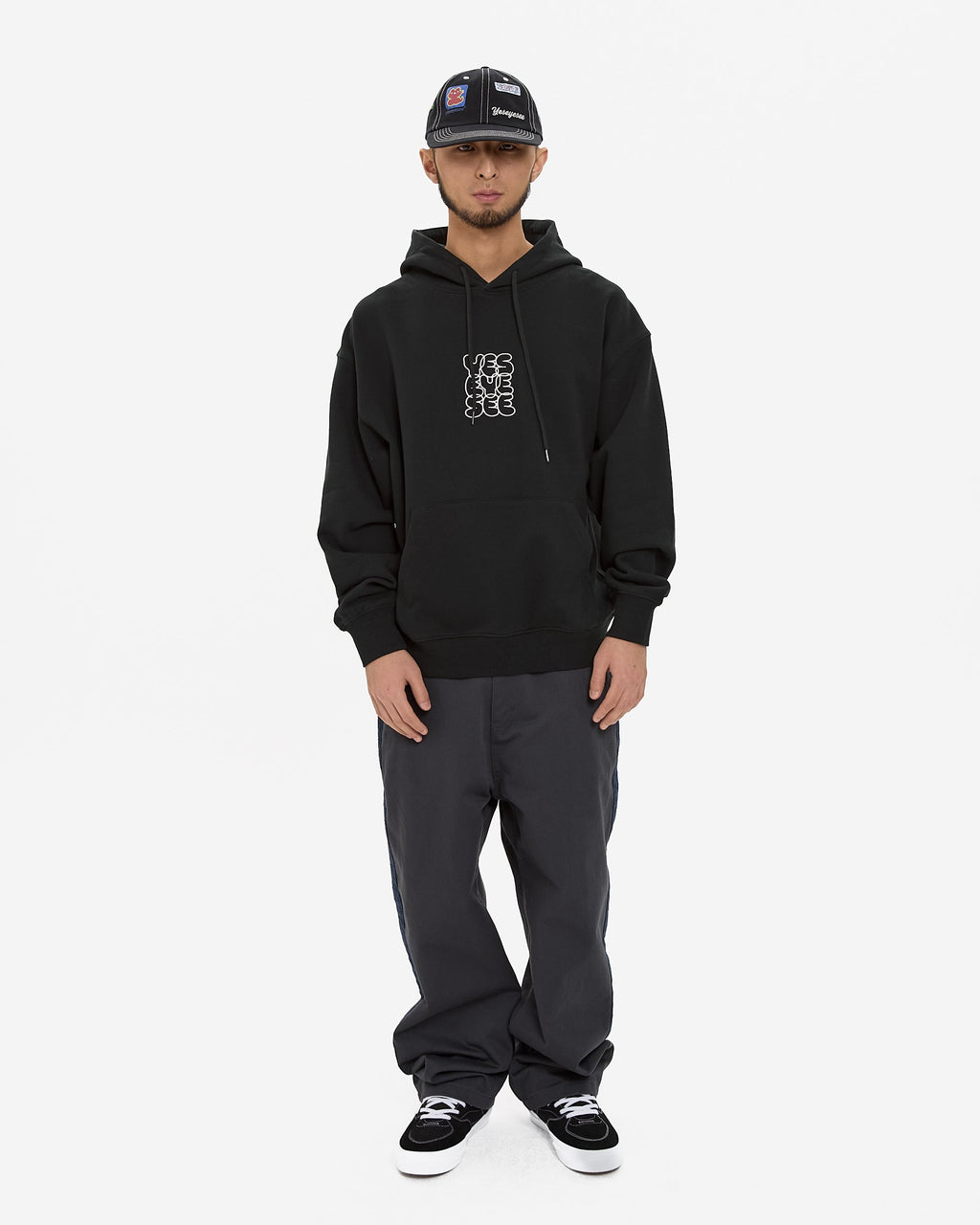 yeseyesee - Y.E.S C-Logo Hoodie (Black) product image 7 | TRAB K-Fashion Australia