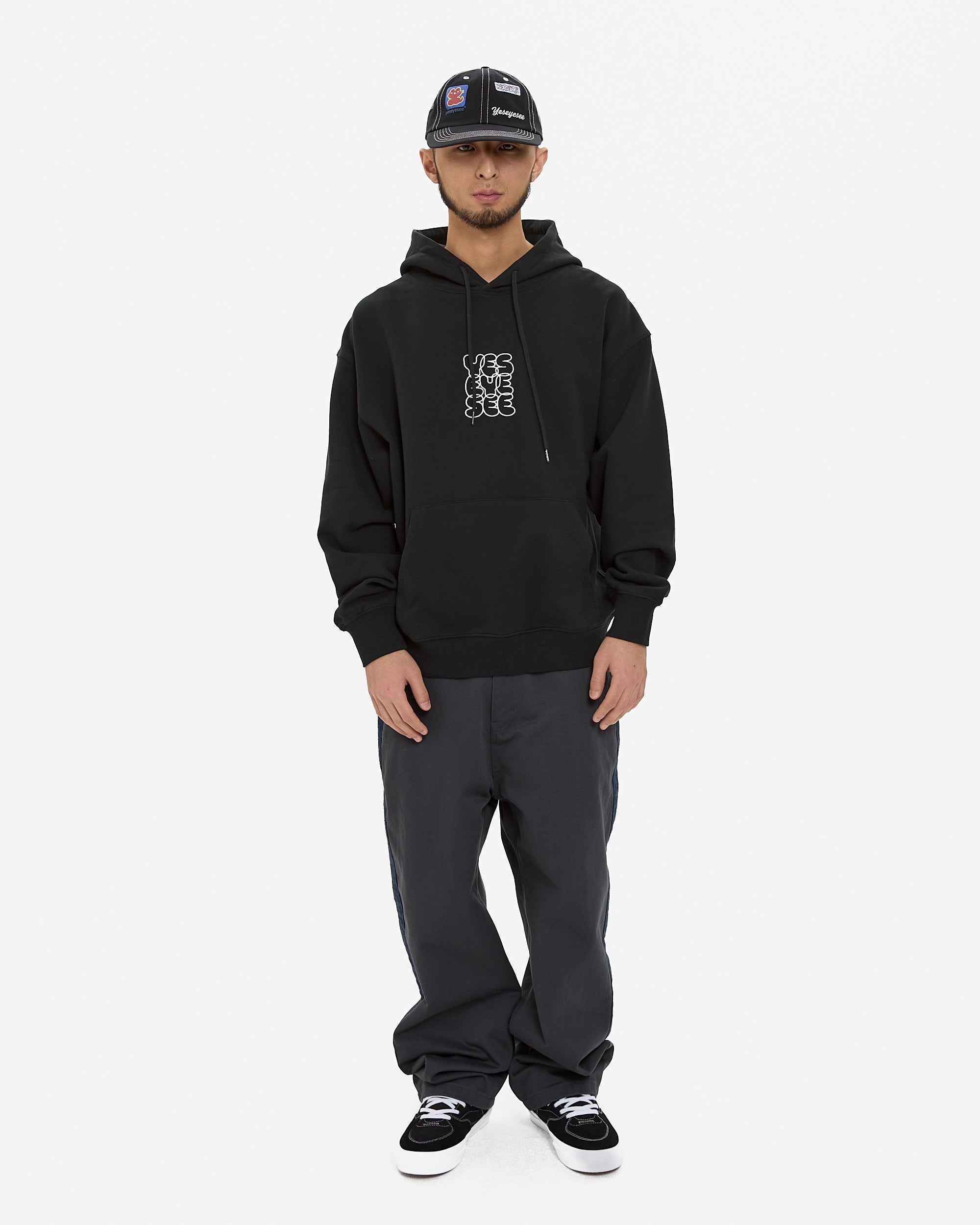 yeseyesee - Y.E.S C-Logo Hoodie (Black) product image 7 | TRAB K-Fashion Australia