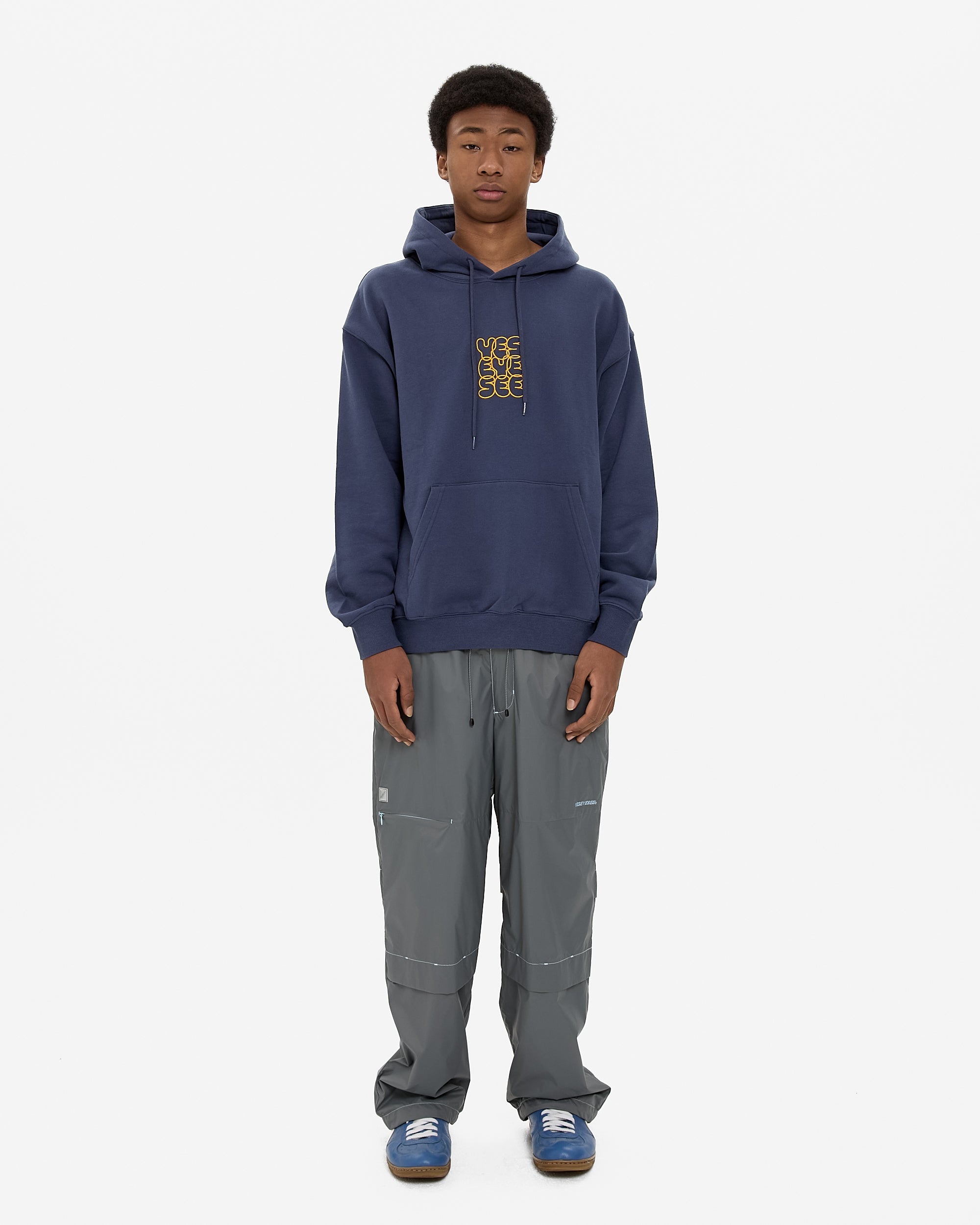 yeseyesee - Y.E.S C-Logo Hoodie (Light Navy) product image 7 | TRAB K-Fashion Australia