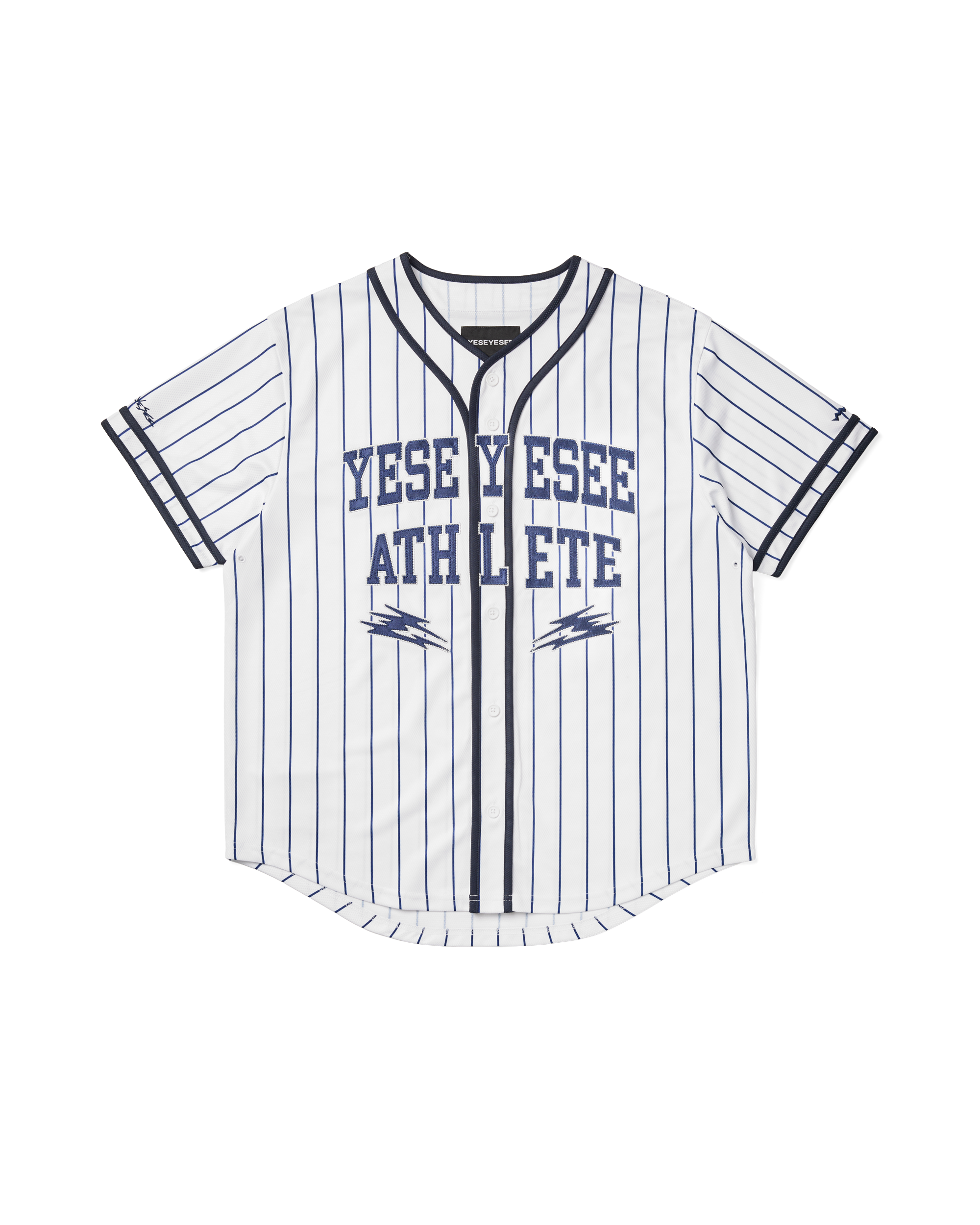 yeseyesee - Y.E.S College Baseball Jersey (White) product image 1 | TRAB K-Fashion Australia