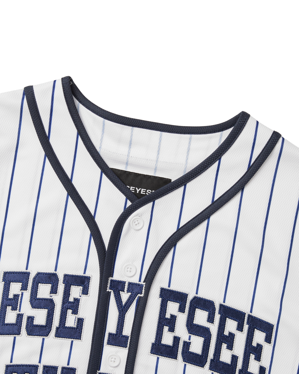 yeseyesee - Y.E.S College Baseball Jersey (White) product image 3 | TRAB K-Fashion Australia