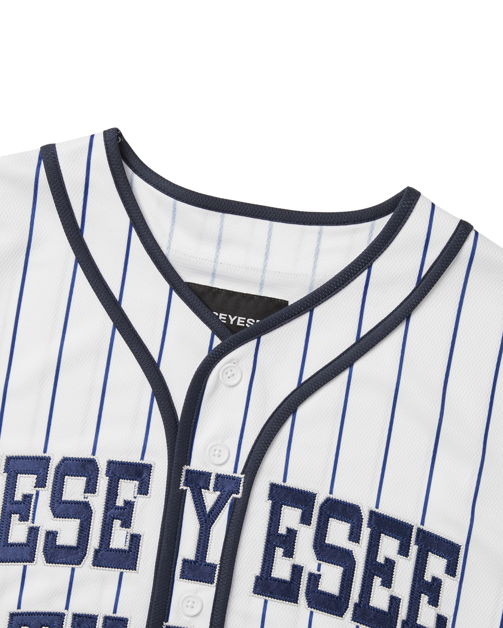 yeseyesee - Y.E.S College Baseball Jersey (White) product image 3 | TRAB K-Fashion Australia