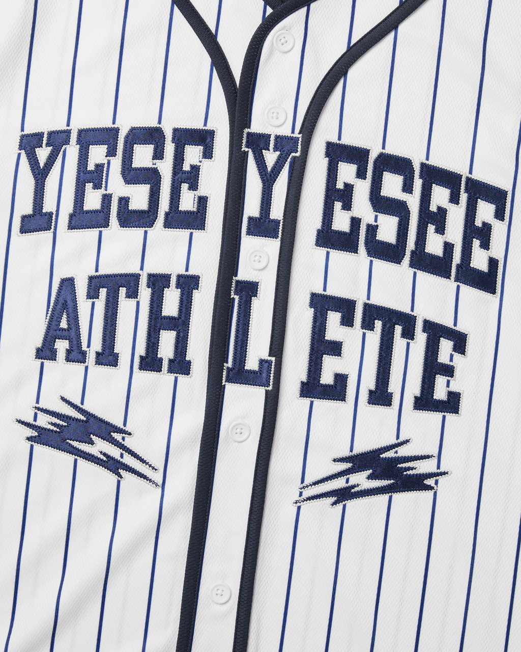 yeseyesee - Y.E.S College Baseball Jersey (White) product image 4 | TRAB K-Fashion Australia