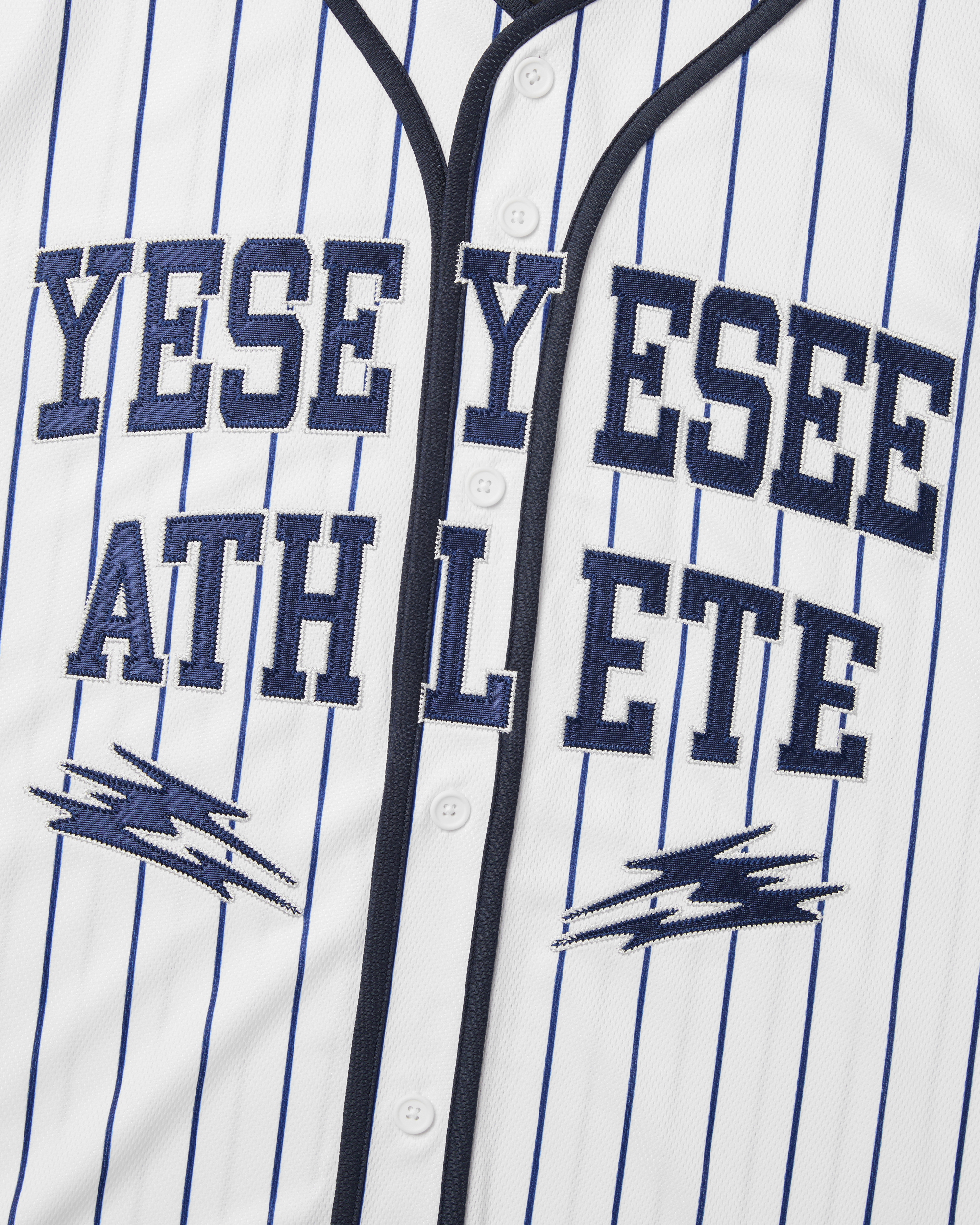 yeseyesee - Y.E.S College Baseball Jersey (White) product image 4 | TRAB K-Fashion Australia