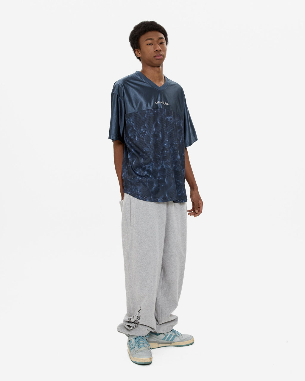 yeseyesee - Y.E.S Constellation Sweatpants (Grey) product image 10 | TRAB K-Fashion Australia