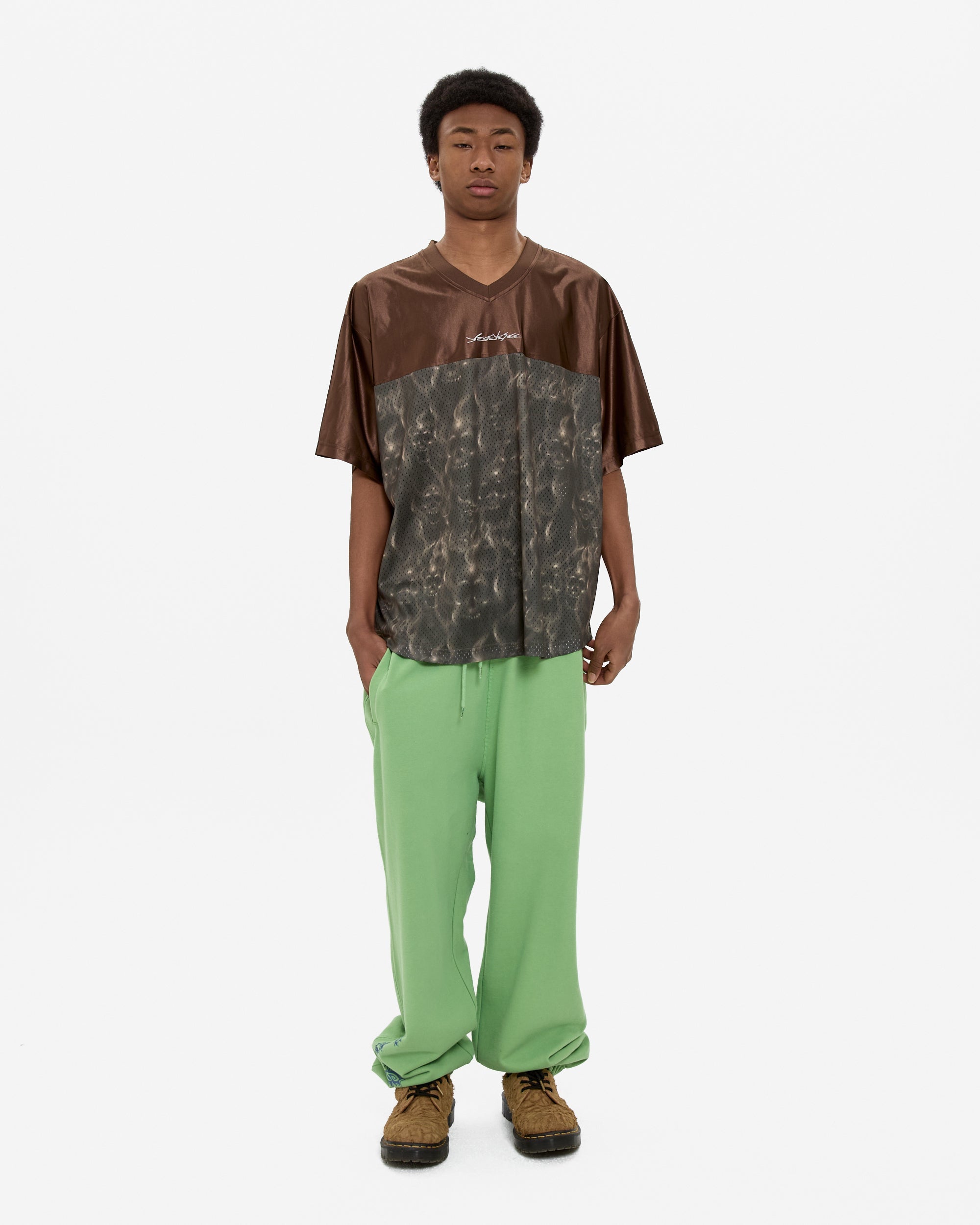 yeseyesee - Y.E.S Constellation Sweatpants (Light Green) product image 8 | TRAB K-Fashion Australia