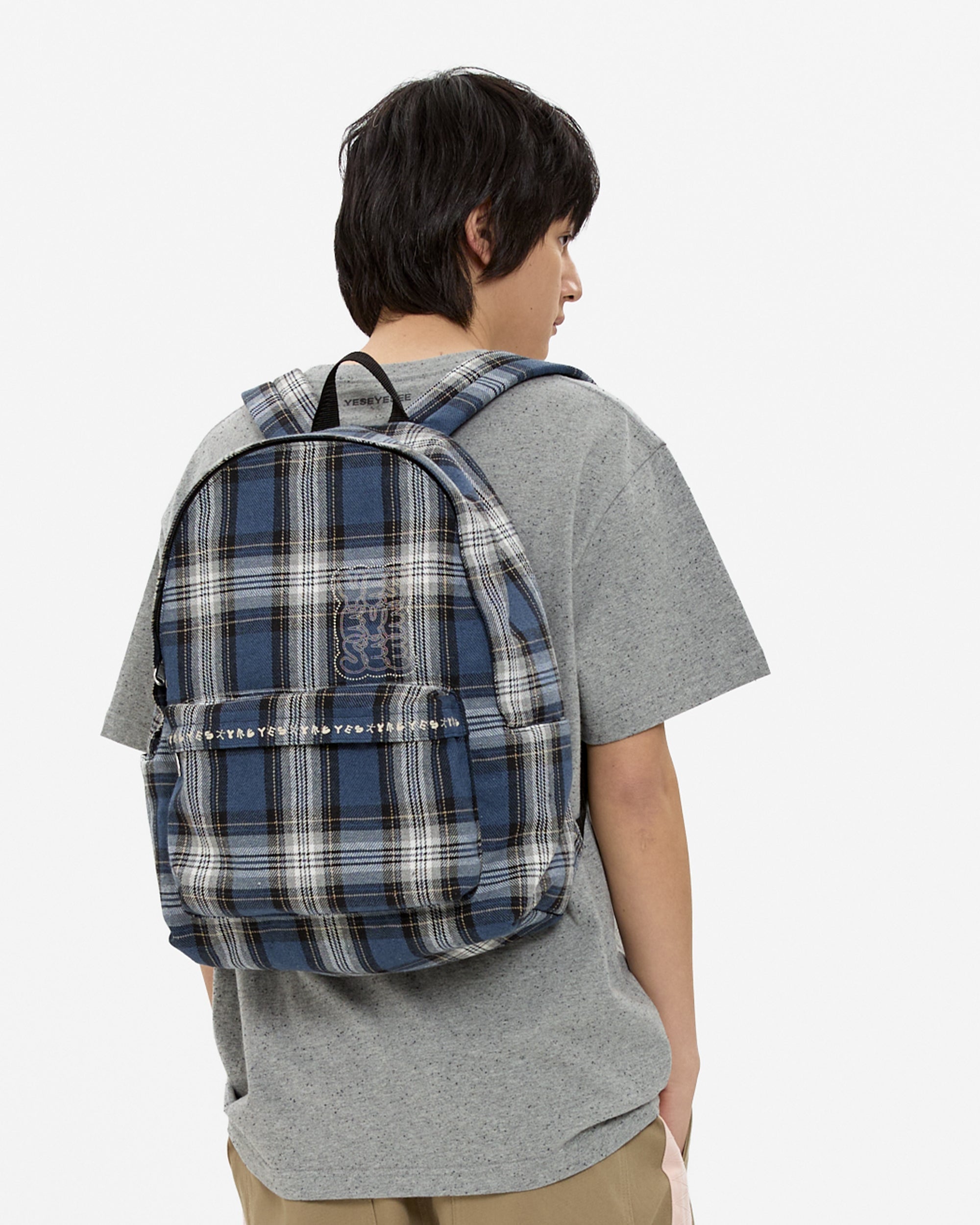 yeseyesee - Y.E.S Dot Logo Daypack (Navy) product image 7 | TRAB K-Fashion Australia