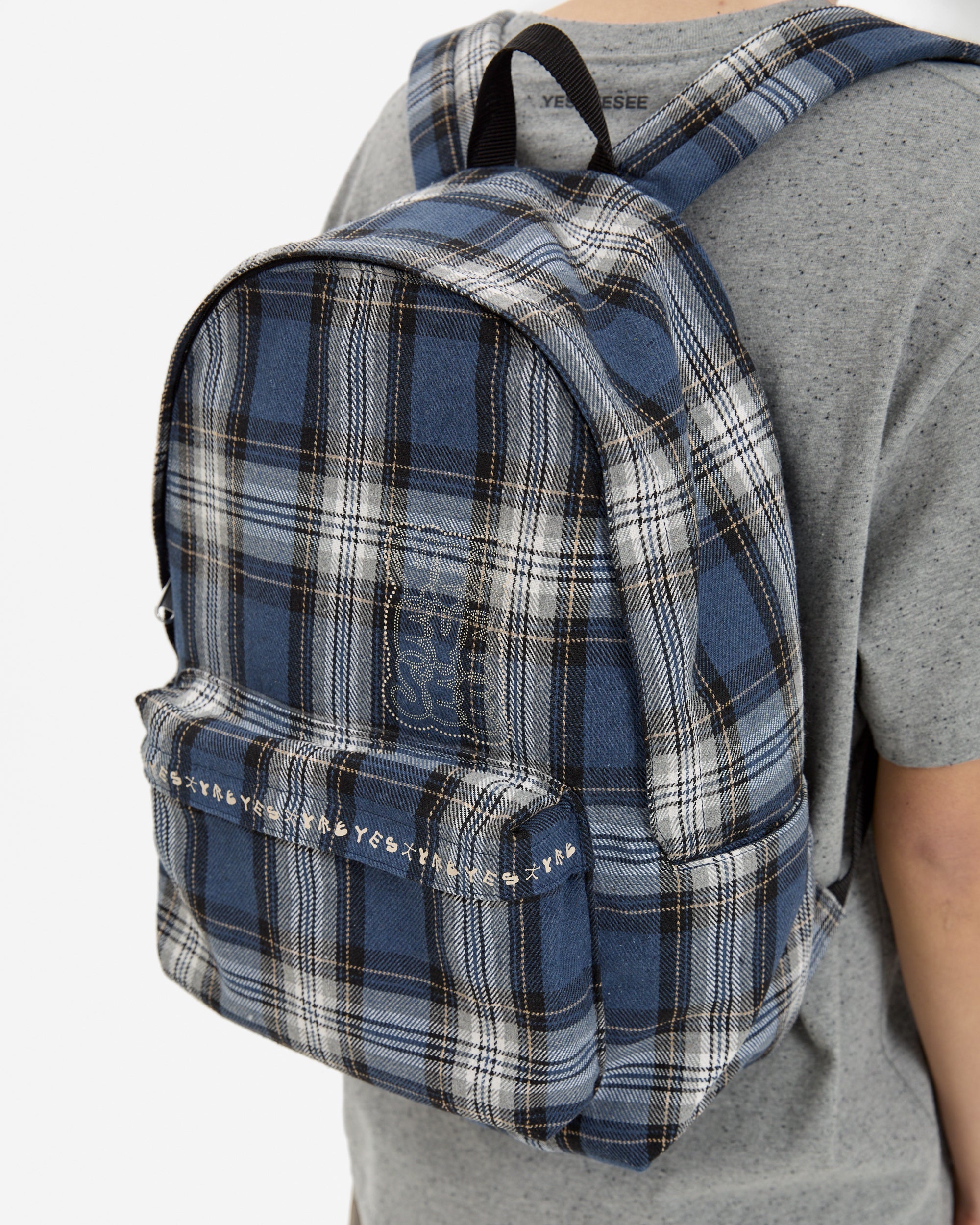 yeseyesee - Y.E.S Dot Logo Daypack (Navy) product image 8 | TRAB K-Fashion Australia