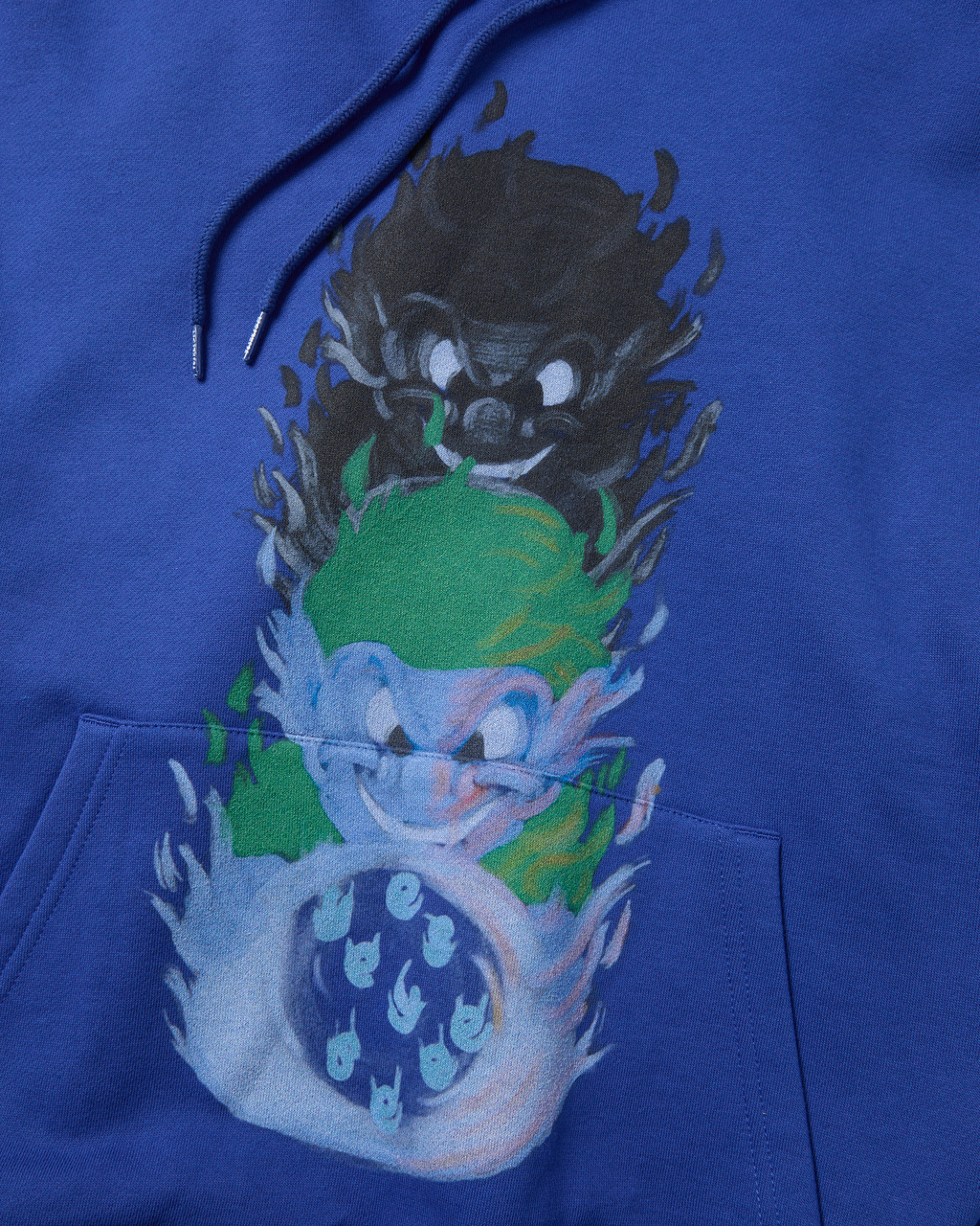 yeseyesee - Y.E.S Goblin Hoodie (Blue) product image 4 | TRAB K-Fashion Australia