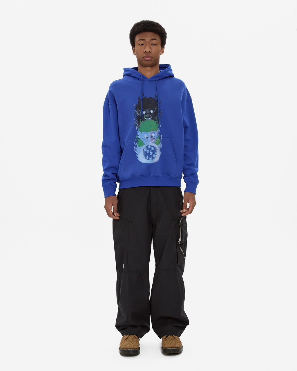 yeseyesee - Y.E.S Goblin Hoodie (Blue) product image 7 | TRAB K-Fashion Australia