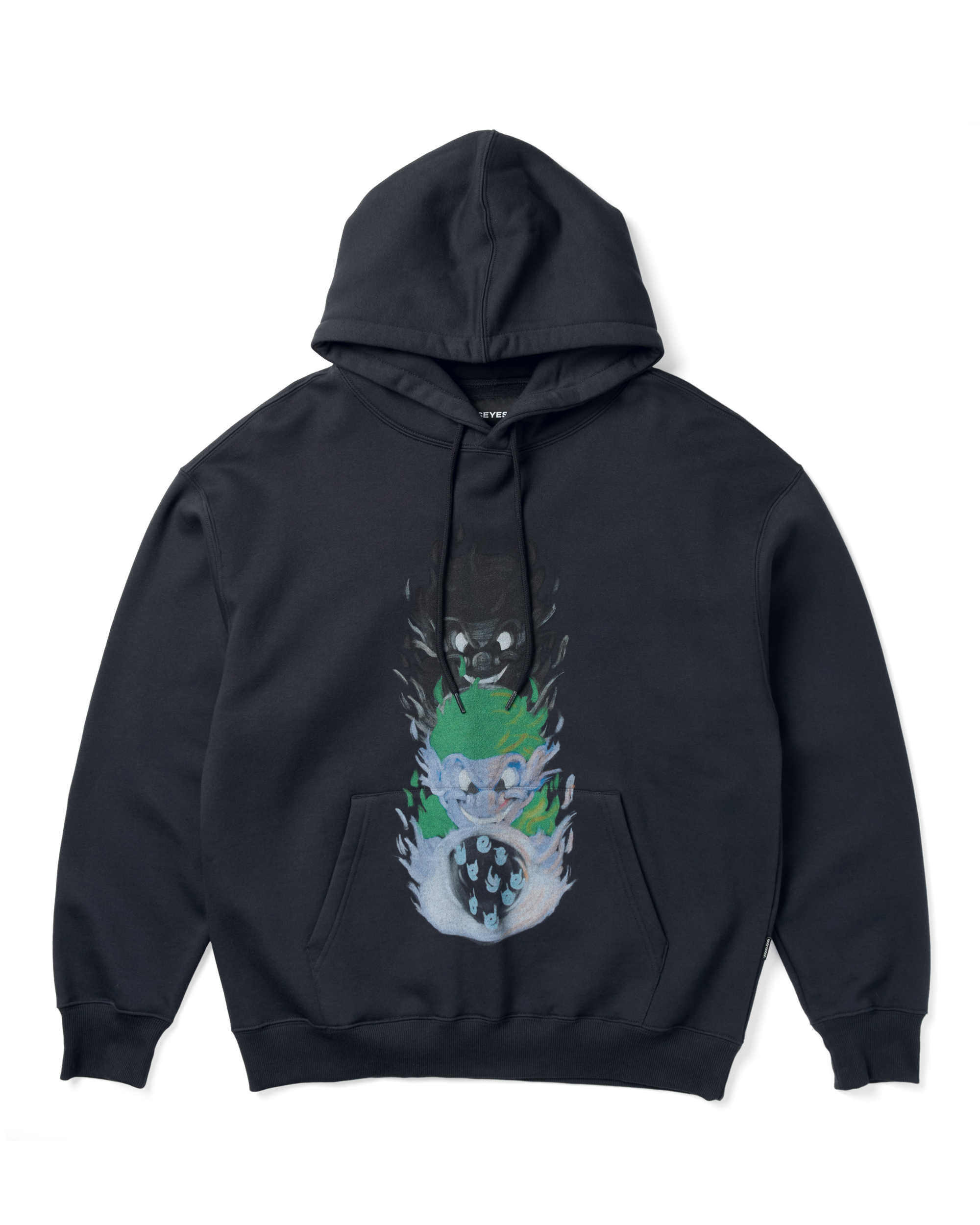yeseyesee - Y.E.S Goblin Hoodie (Charcoal) product image 1 | TRAB K-Fashion Australia