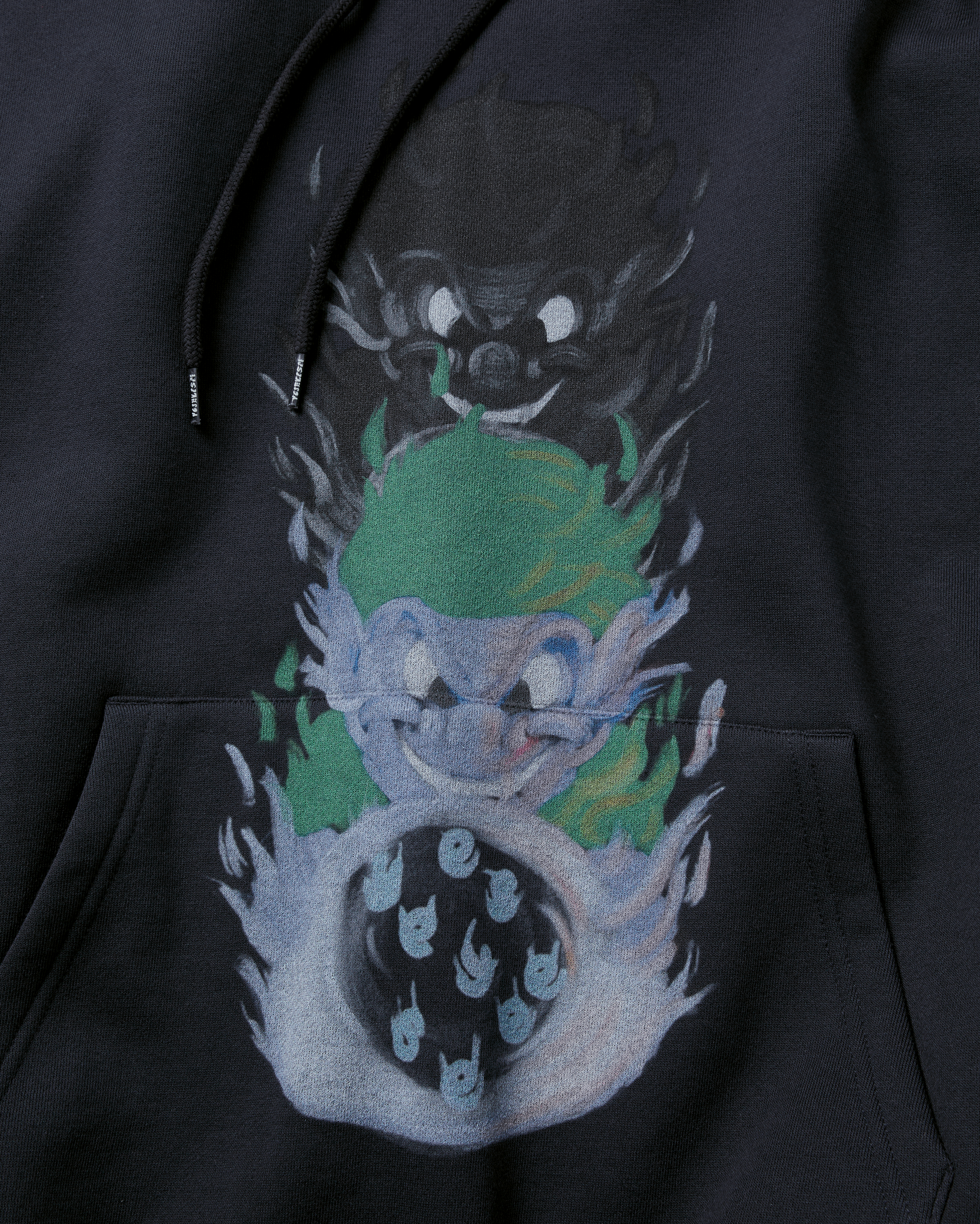yeseyesee - Y.E.S Goblin Hoodie (Charcoal) product image 4 | TRAB K-Fashion Australia