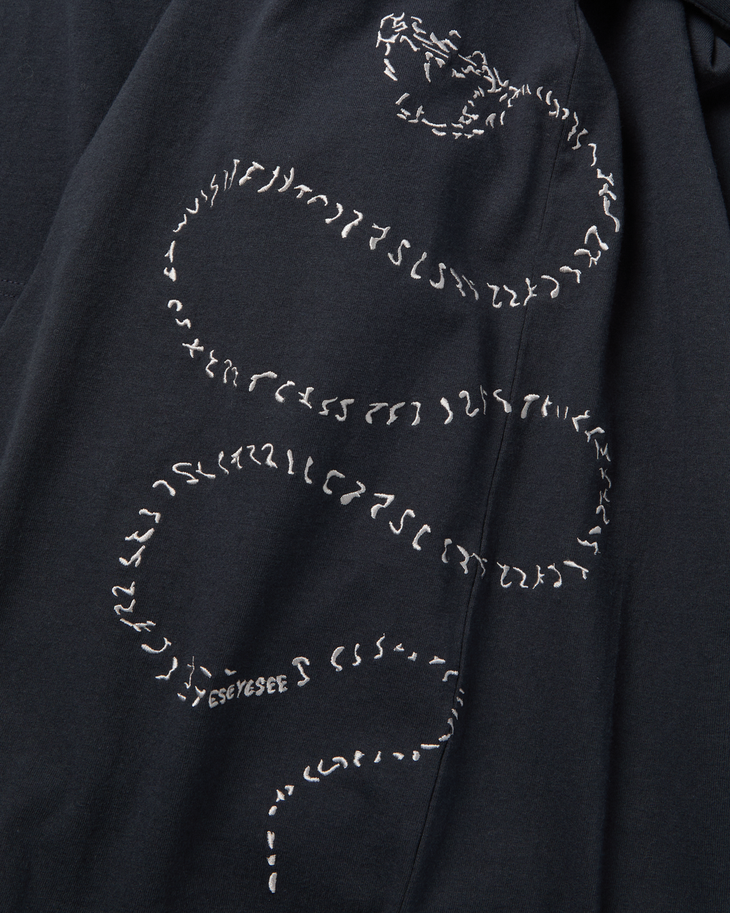 yeseyesee - Y.E.S Jacquard Stripe Layerd L/S (Charcoal) product image 4 | TRAB K-Fashion Australia
