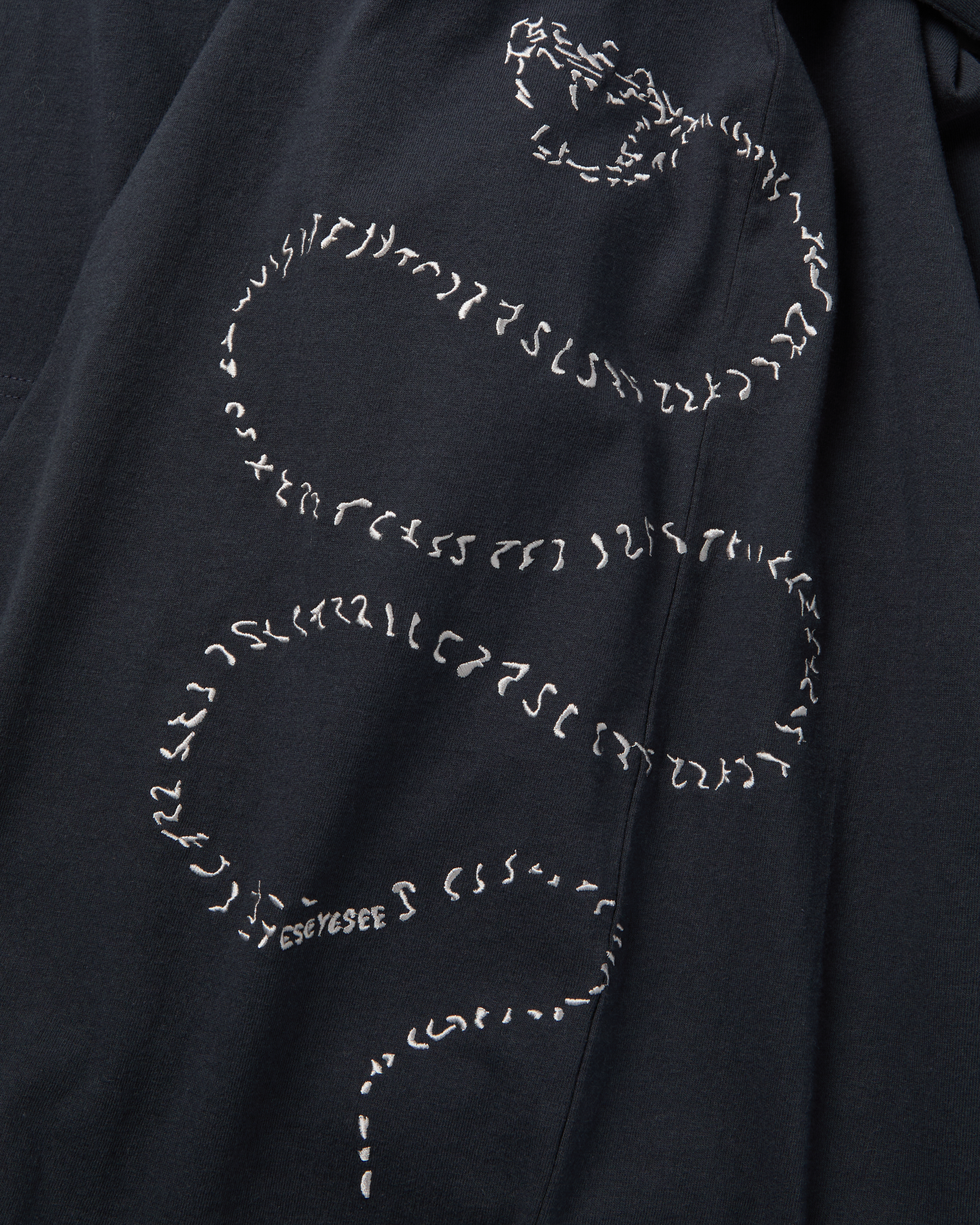 yeseyesee - Y.E.S Jacquard Stripe Layerd L/S (Charcoal) product image 4 | TRAB K-Fashion Australia