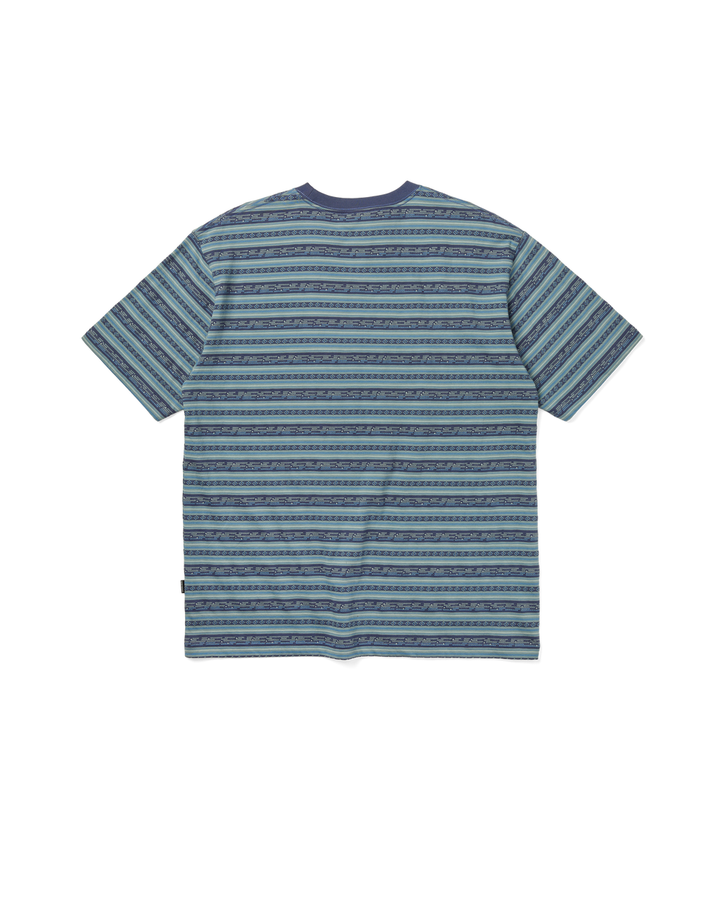 yeseyesee - Y.E.S Jacquard Stripe Tee (Blue) product image 2 | TRAB K-Fashion Australia