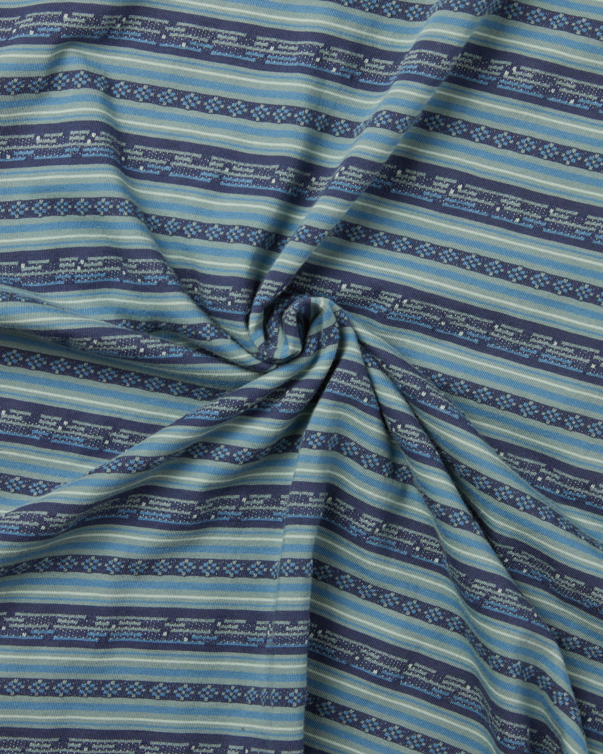 yeseyesee - Y.E.S Jacquard Stripe Tee (Blue) product image 5 | TRAB K-Fashion Australia