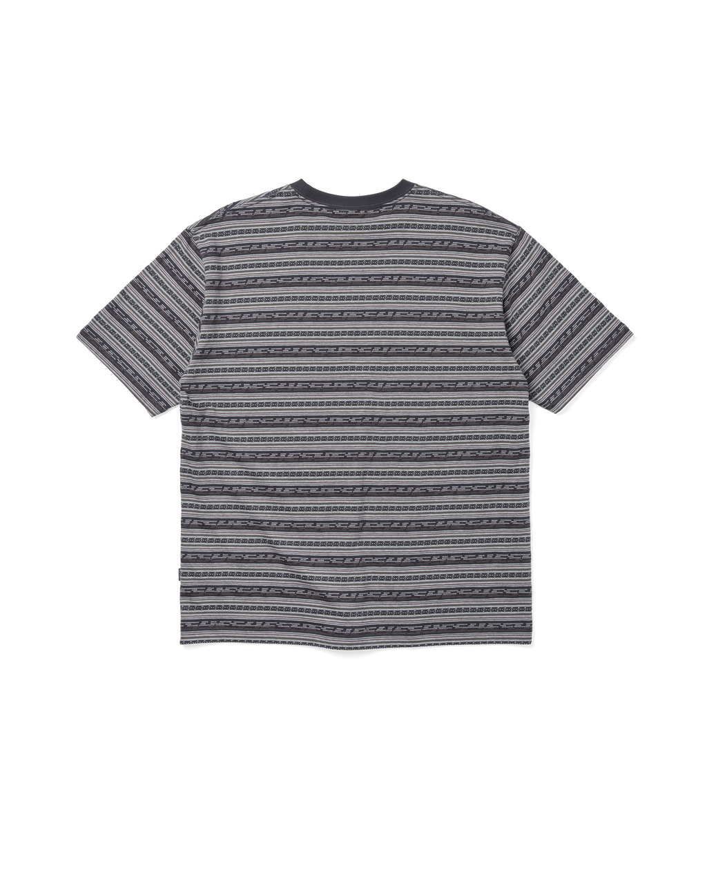 yeseyesee - Y.E.S Jacquard Stripe Tee (Charcoal) product image 2 | TRAB K-Fashion Australia
