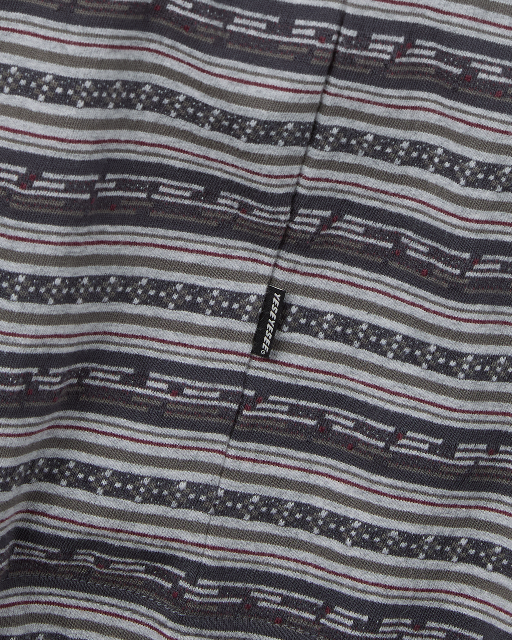 yeseyesee - Y.E.S Jacquard Stripe Tee (Charcoal) product image 4 | TRAB K-Fashion Australia