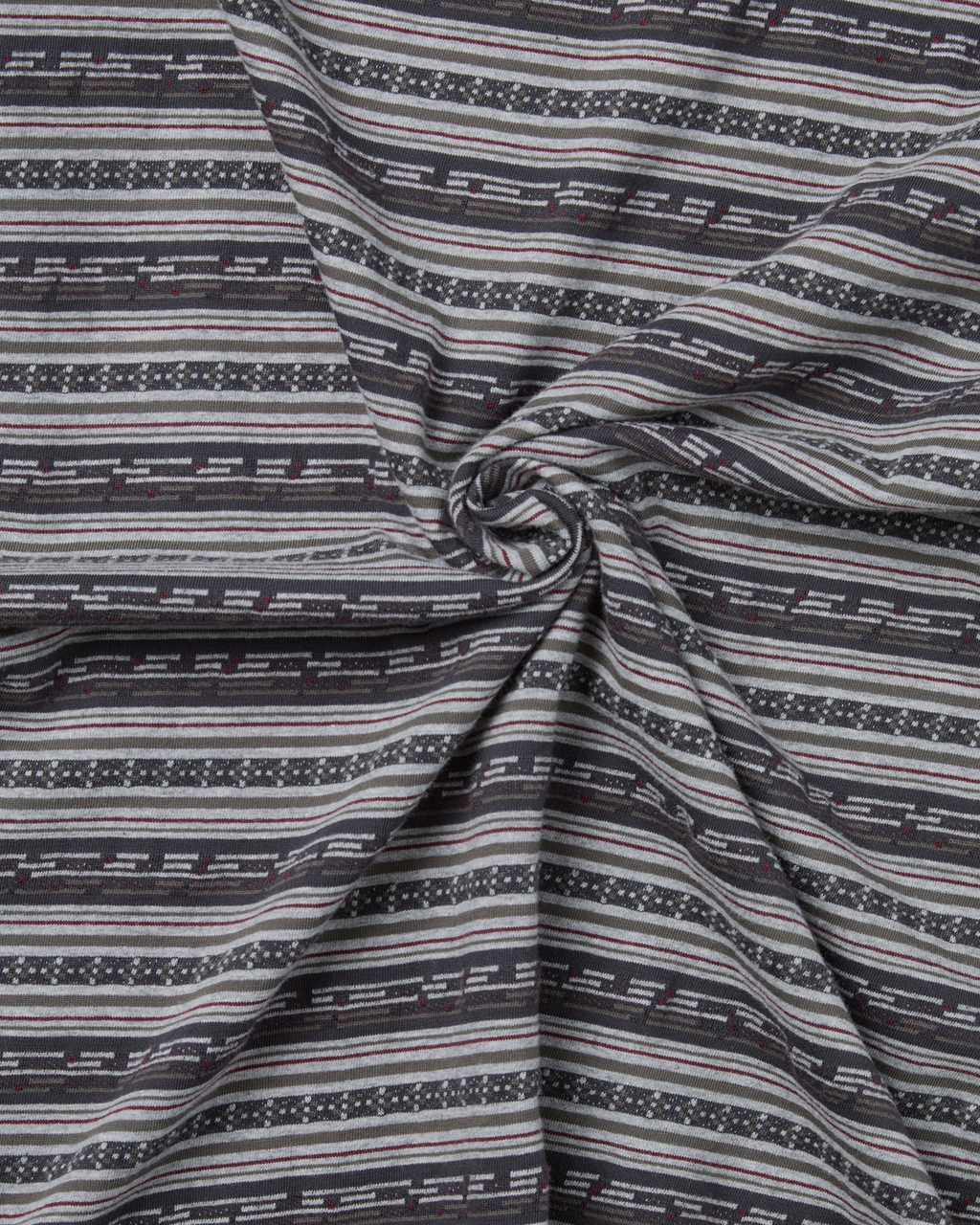 yeseyesee - Y.E.S Jacquard Stripe Tee (Charcoal) product image 5 | TRAB K-Fashion Australia