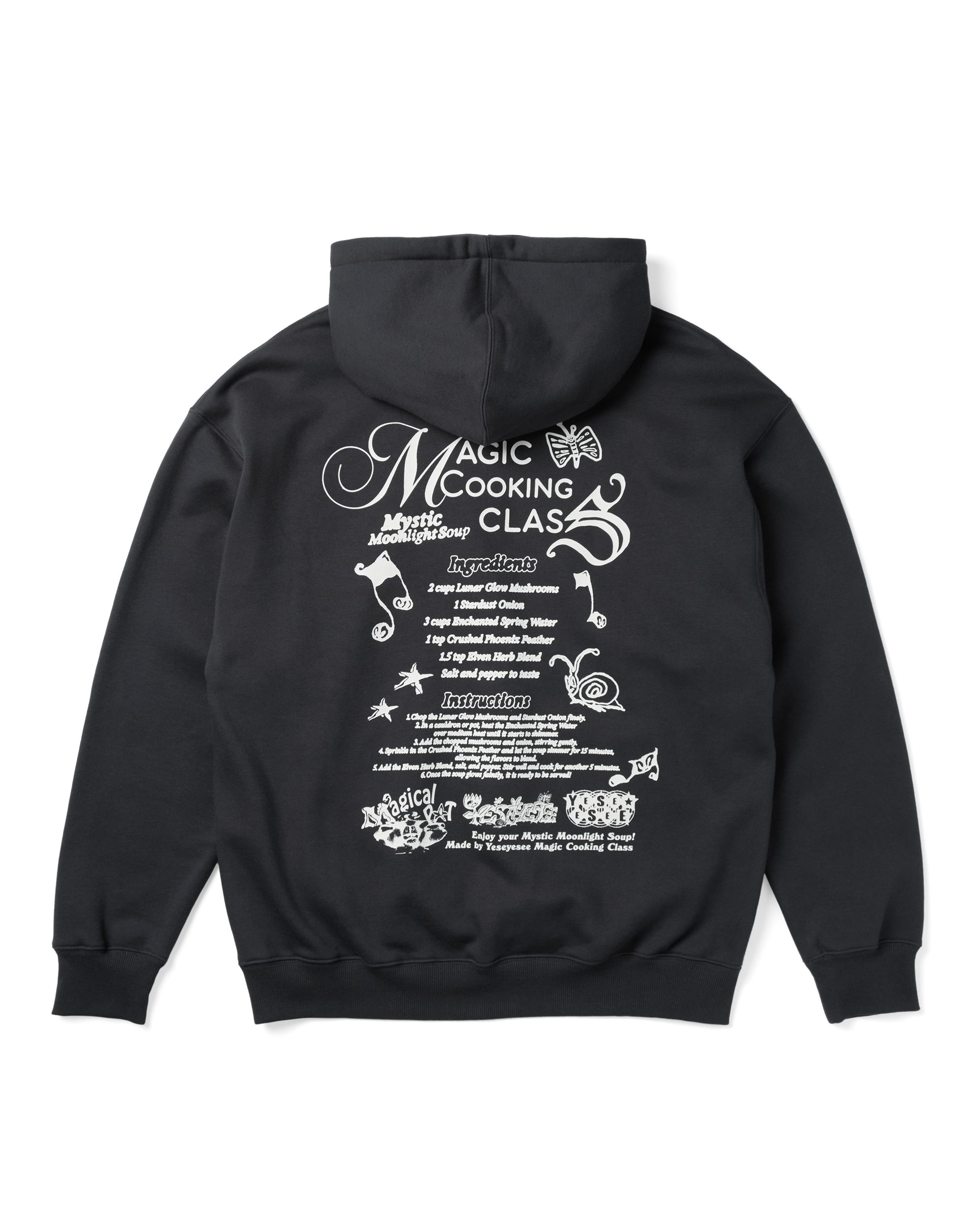 yeseyesee - Y.E.S Magical Hoodie (Charcoal) product image 2 | TRAB K-Fashion Australia