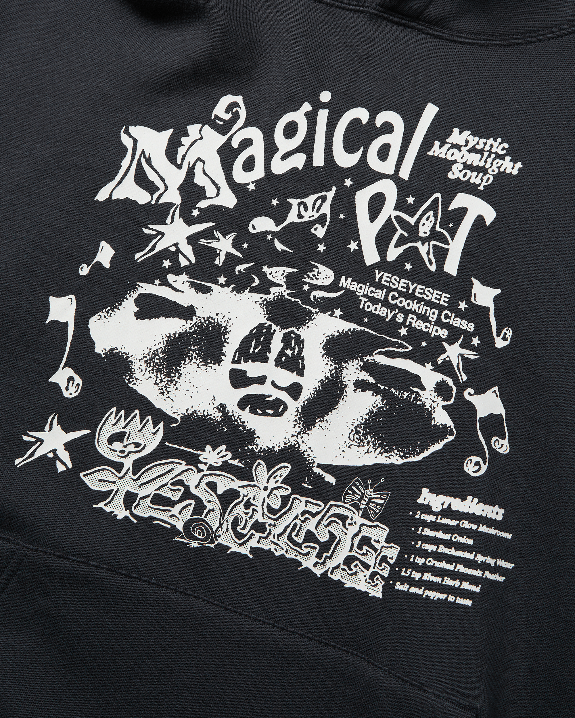 yeseyesee - Y.E.S Magical Hoodie (Charcoal) product image 4 | TRAB K-Fashion Australia