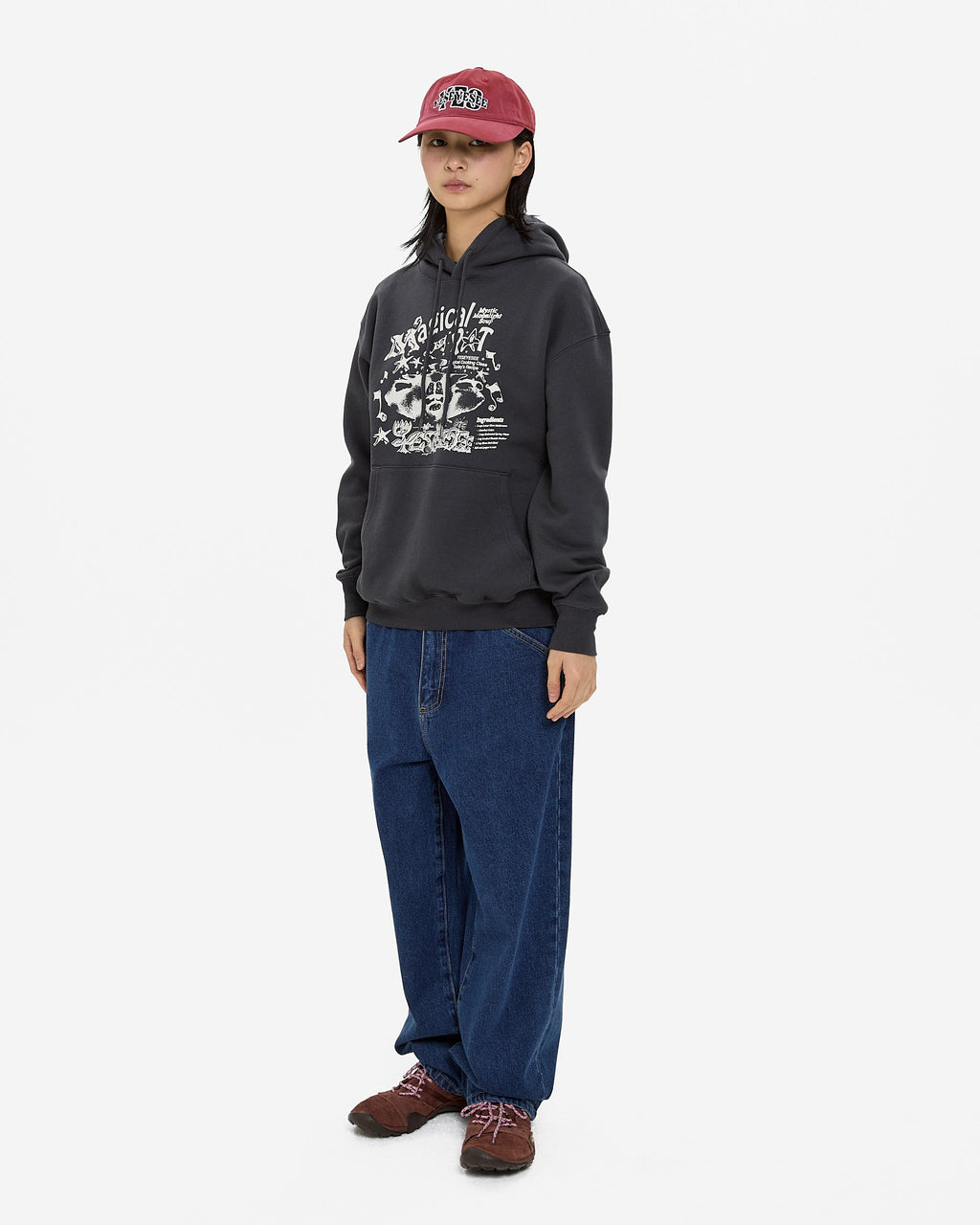 yeseyesee - Y.E.S Magical Hoodie (Charcoal) product image 8 | TRAB K-Fashion Australia