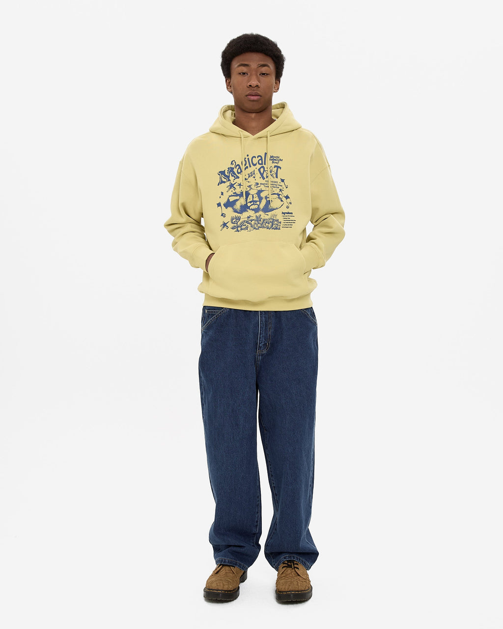 yeseyesee - Y.E.S Magical Hoodie (Light Mustard) product image 7 | TRAB K-Fashion Australia
