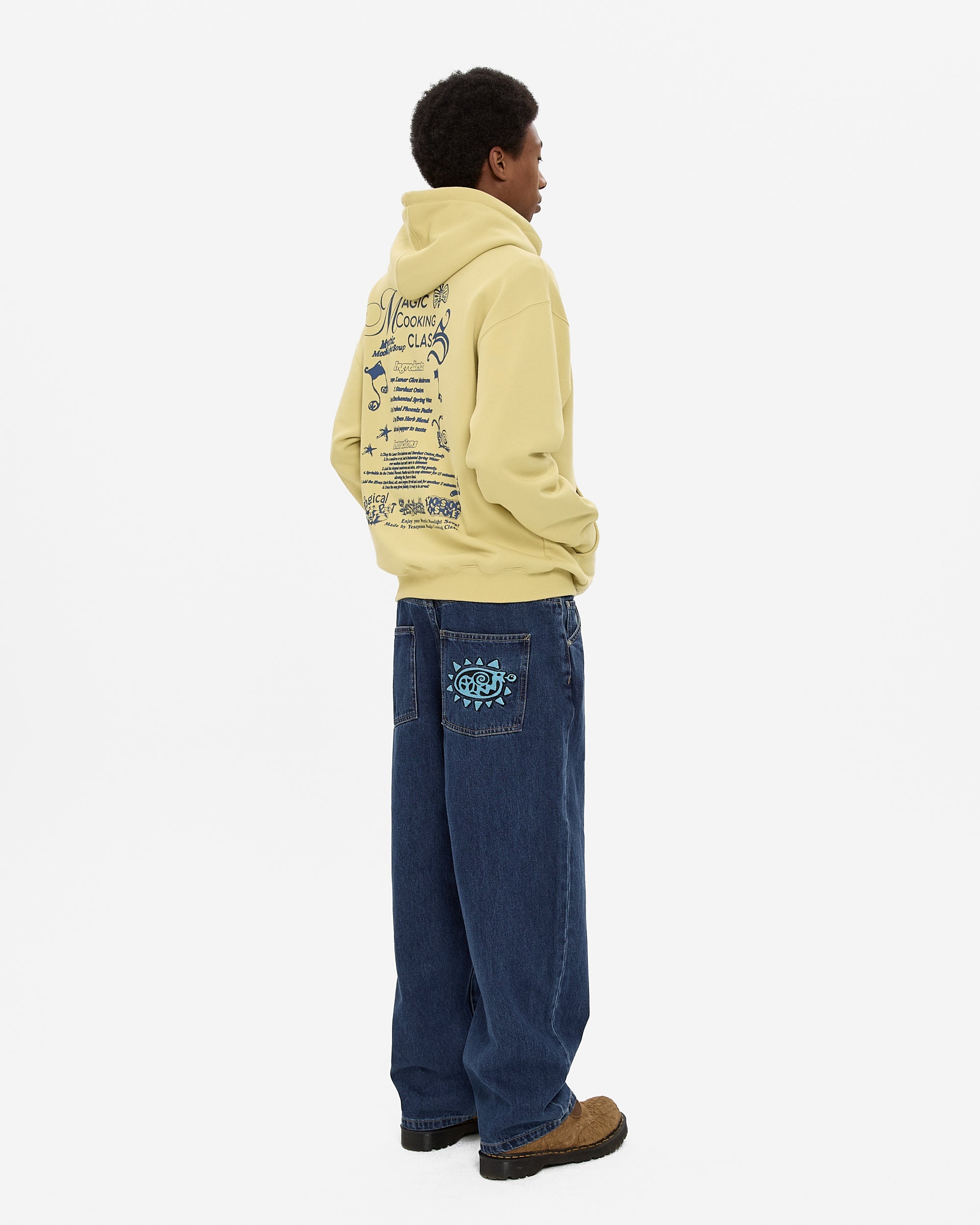 yeseyesee - Y.E.S Magical Hoodie (Light Mustard) product image 8 | TRAB K-Fashion Australia