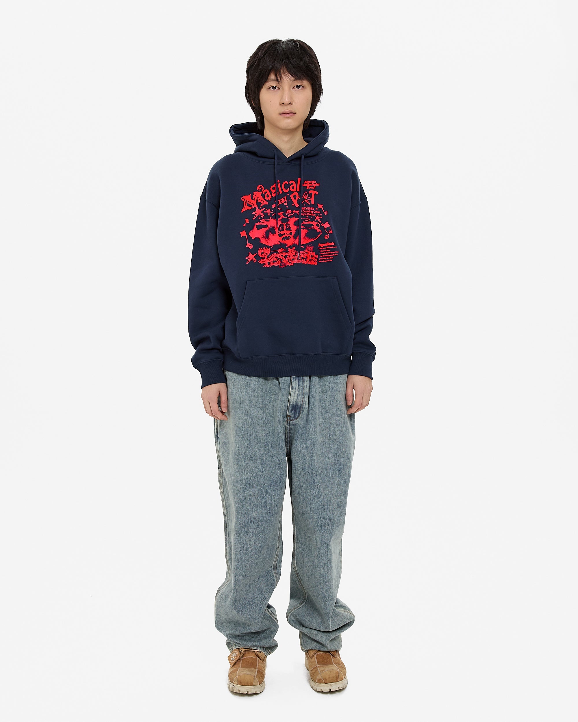 yeseyesee - Y.E.S Magical Hoodie (Navy) product image 7 | TRAB K-Fashion Australia