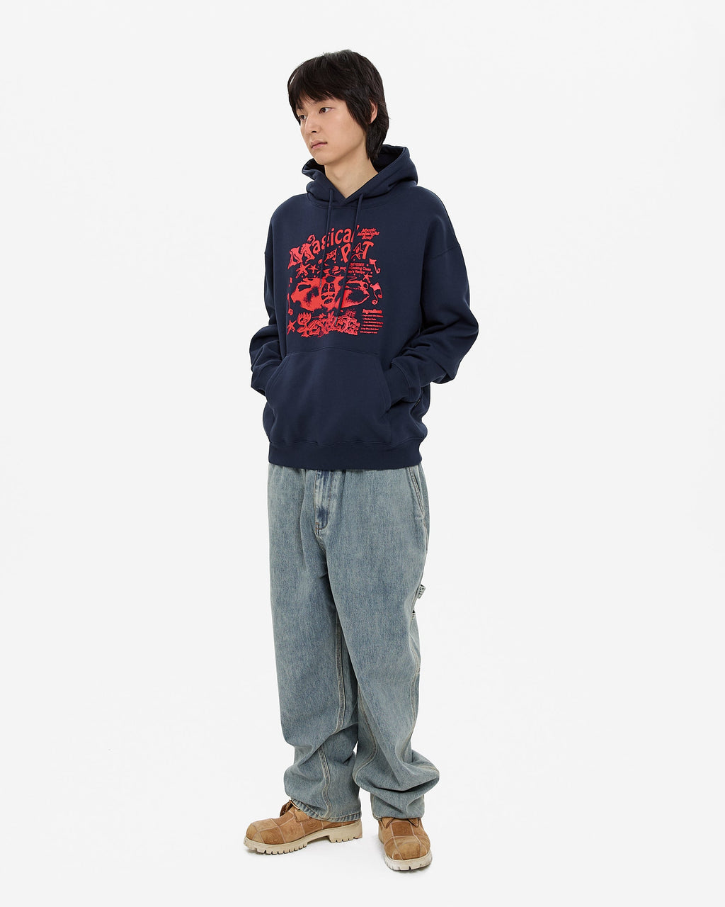 yeseyesee - Y.E.S Magical Hoodie (Navy) product image 8 | TRAB K-Fashion Australia