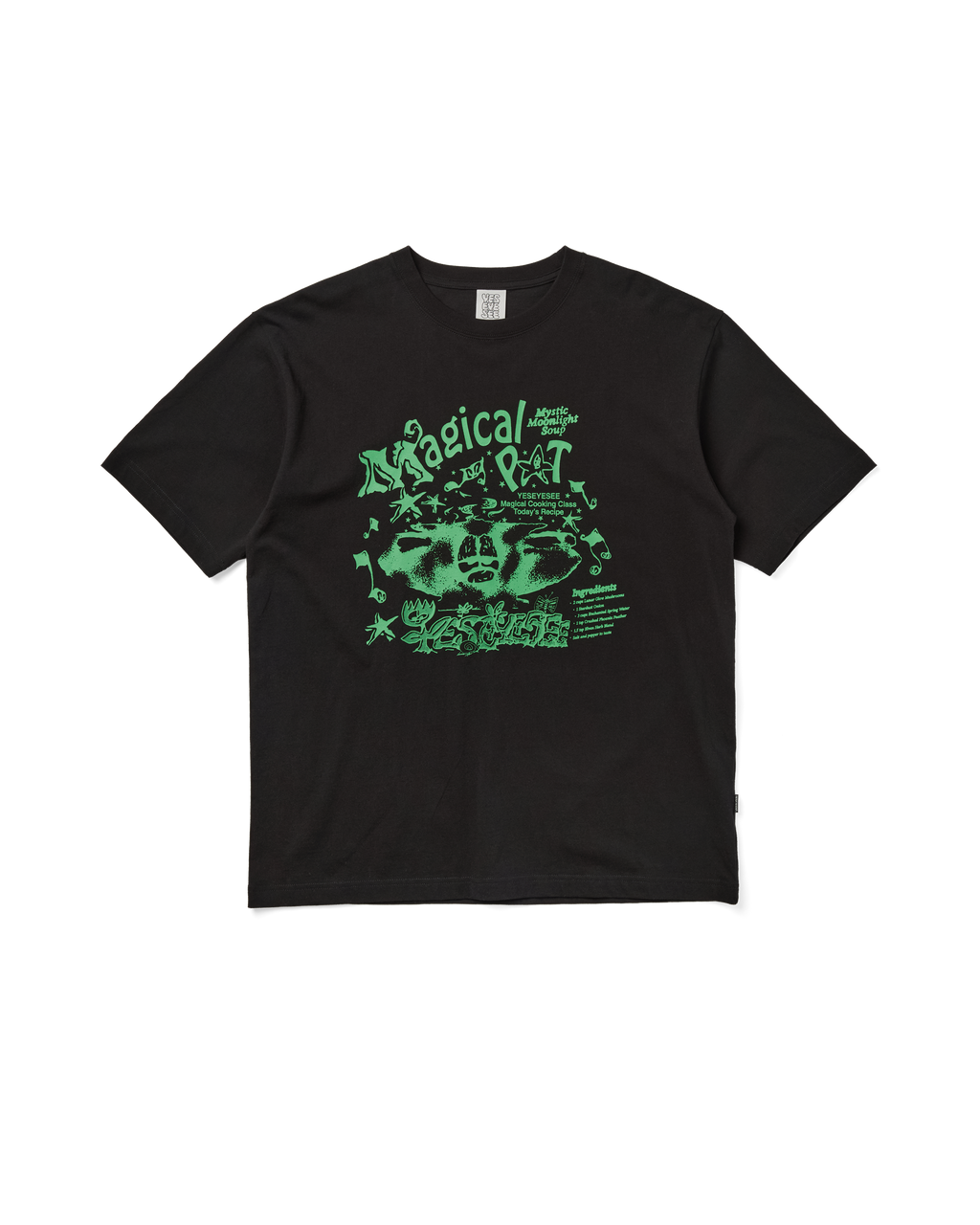yeseyesee - Y.E.S Magical Tee (Black) product image 1 | TRAB K-Fashion Australia