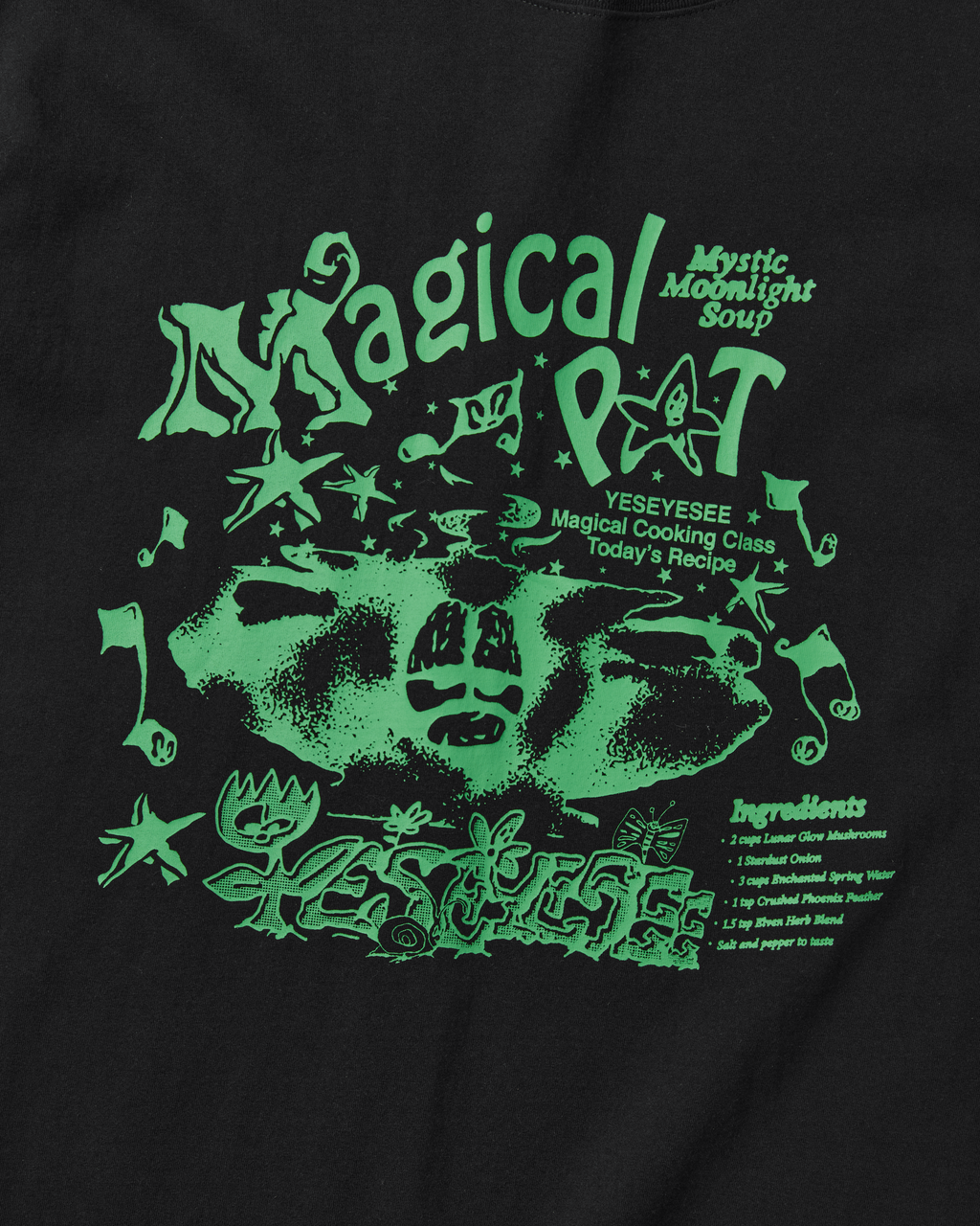yeseyesee - Y.E.S Magical Tee (Black) product image 4 | TRAB K-Fashion Australia